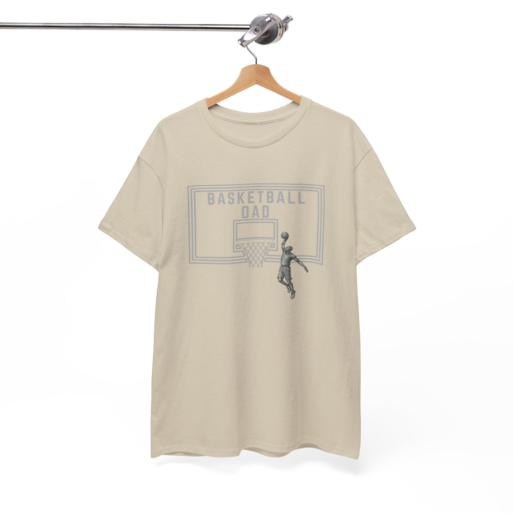 Basketball Dad T-Shirt — Basketball Hoop Graphic Tee for Proud Fathers
