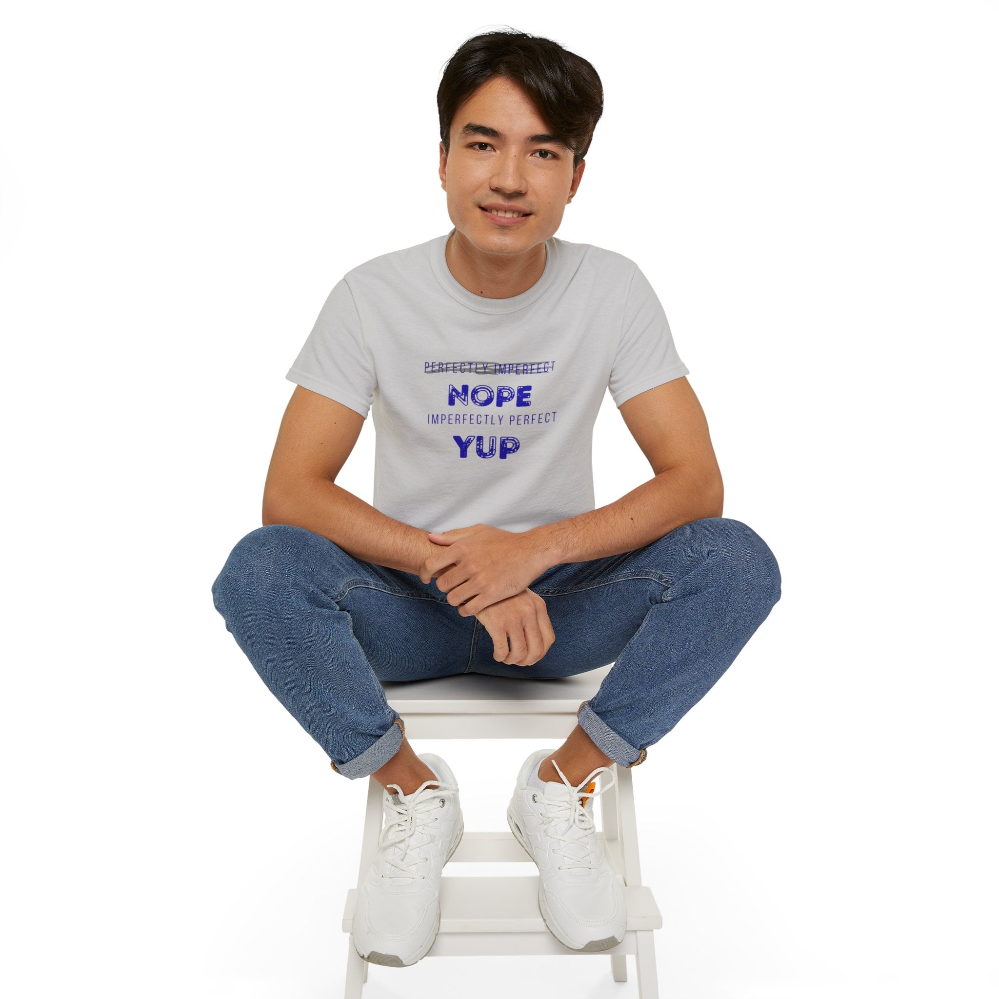 Nope Yup Tee — "Imperfectly Perfect" Graphic T-Shirt
