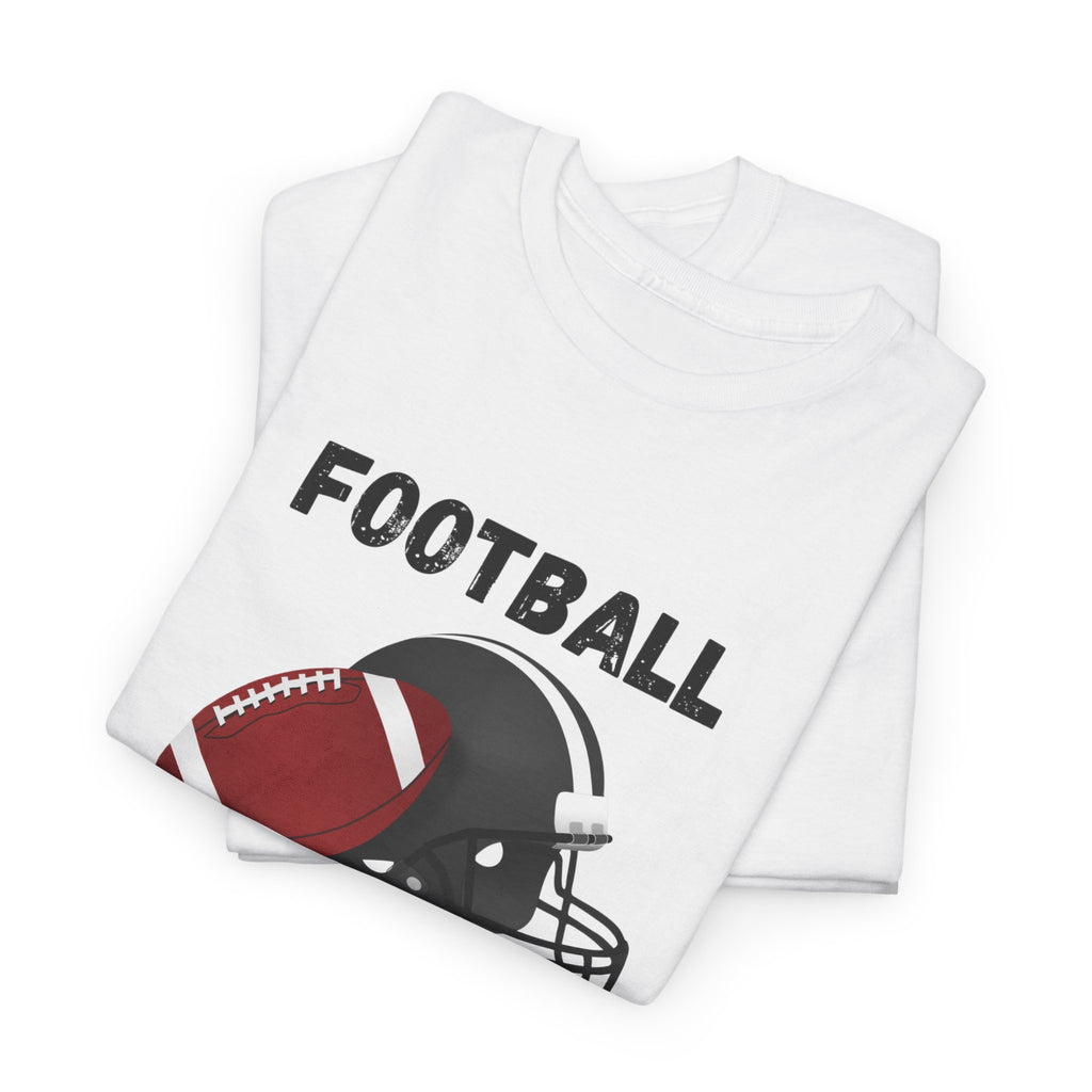Football Dad T-Shirt — Classic Football & Helmet Tee for Proud Dads