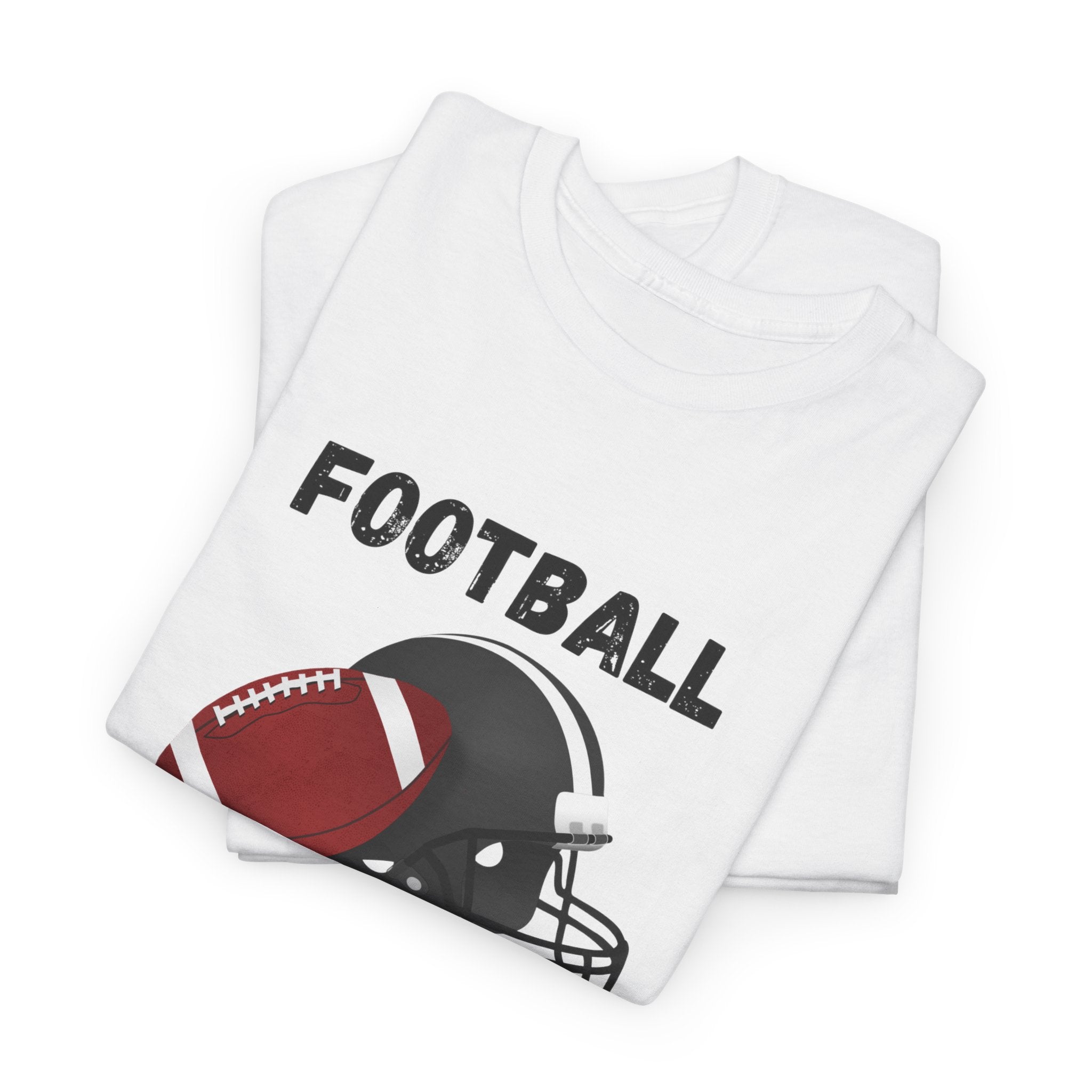 Football Dad T-Shirt — Classic Football & Helmet Tee for Proud Dads