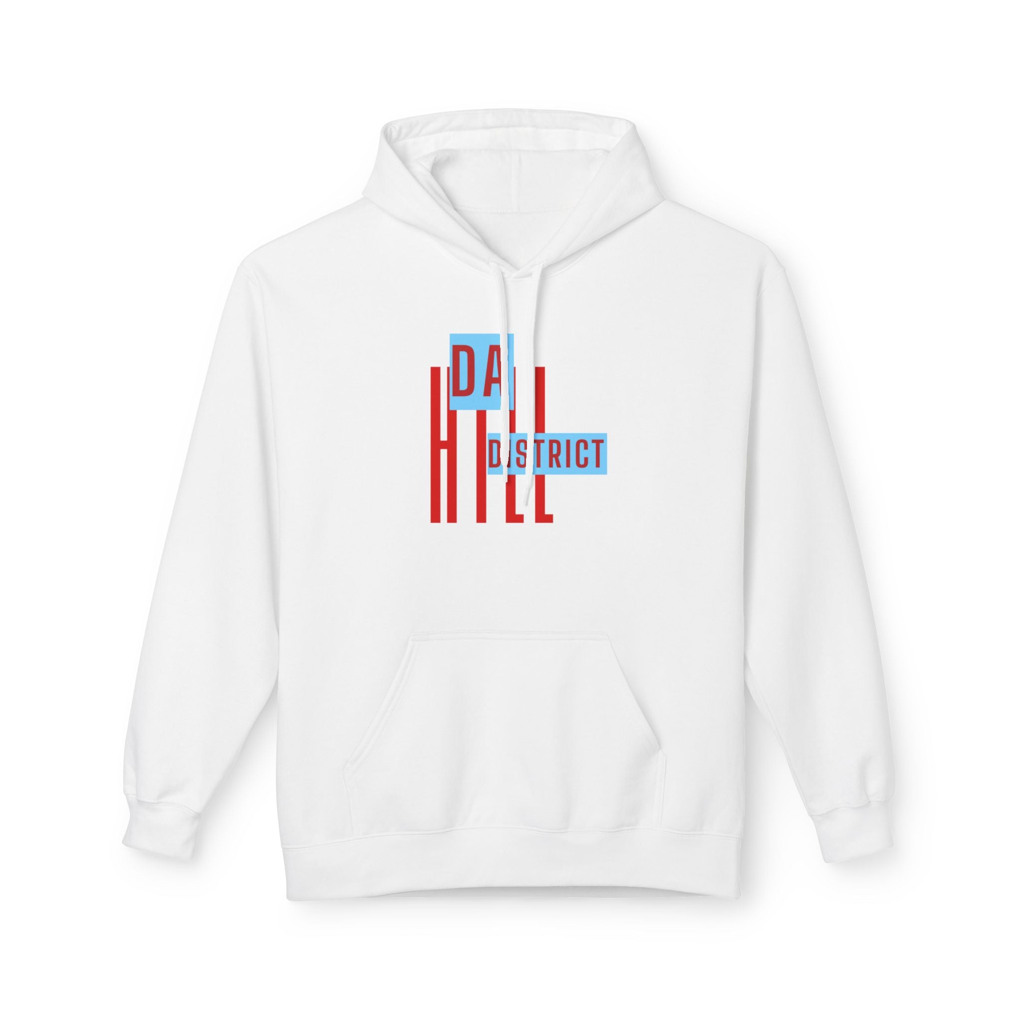 Hill District Retro Text Hoodie — 'Da Hill District' Pittsburgh Pride Sweatshirt