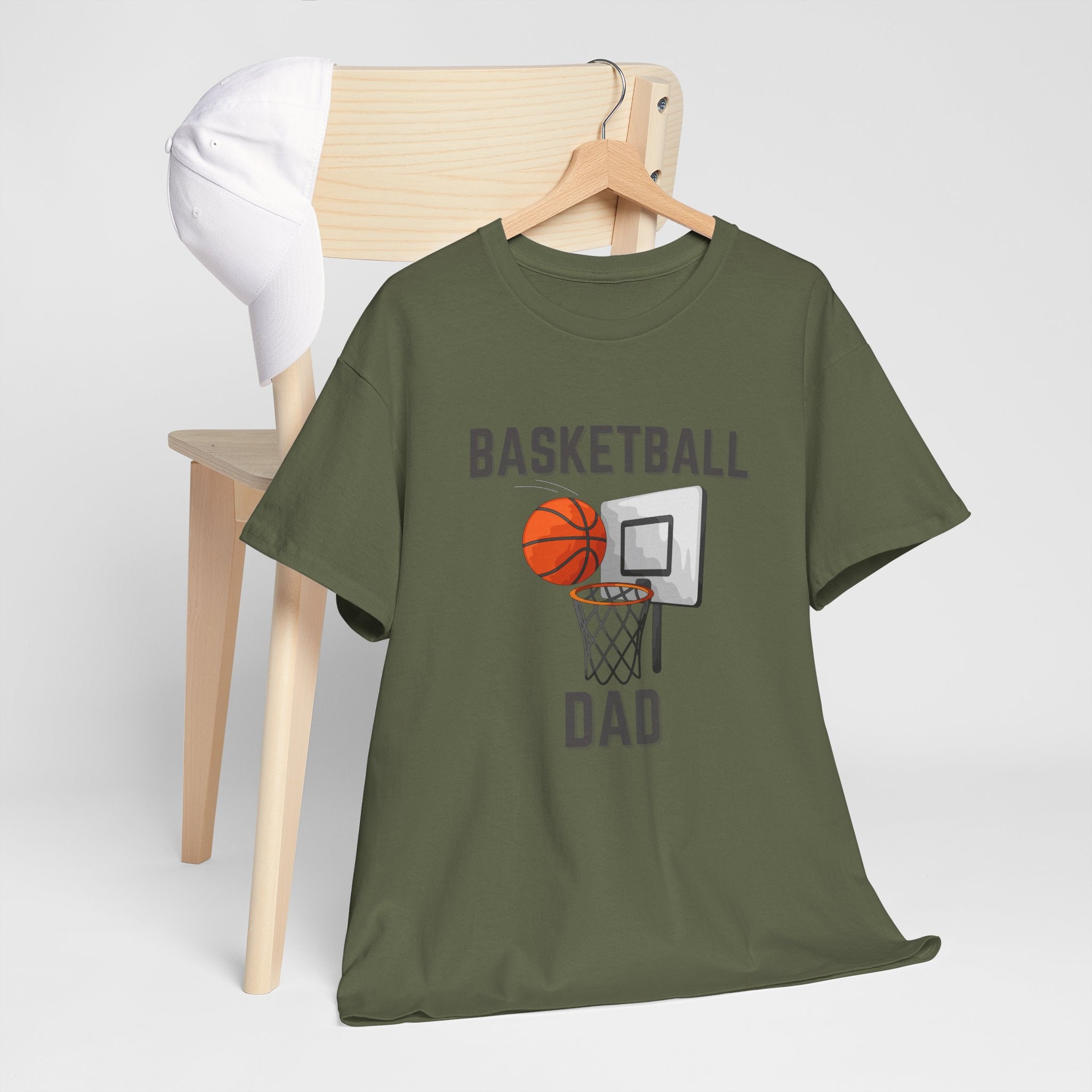 Basketball Dad T-Shirt — Dad Gift, Basketball Coach & Game Day Tee