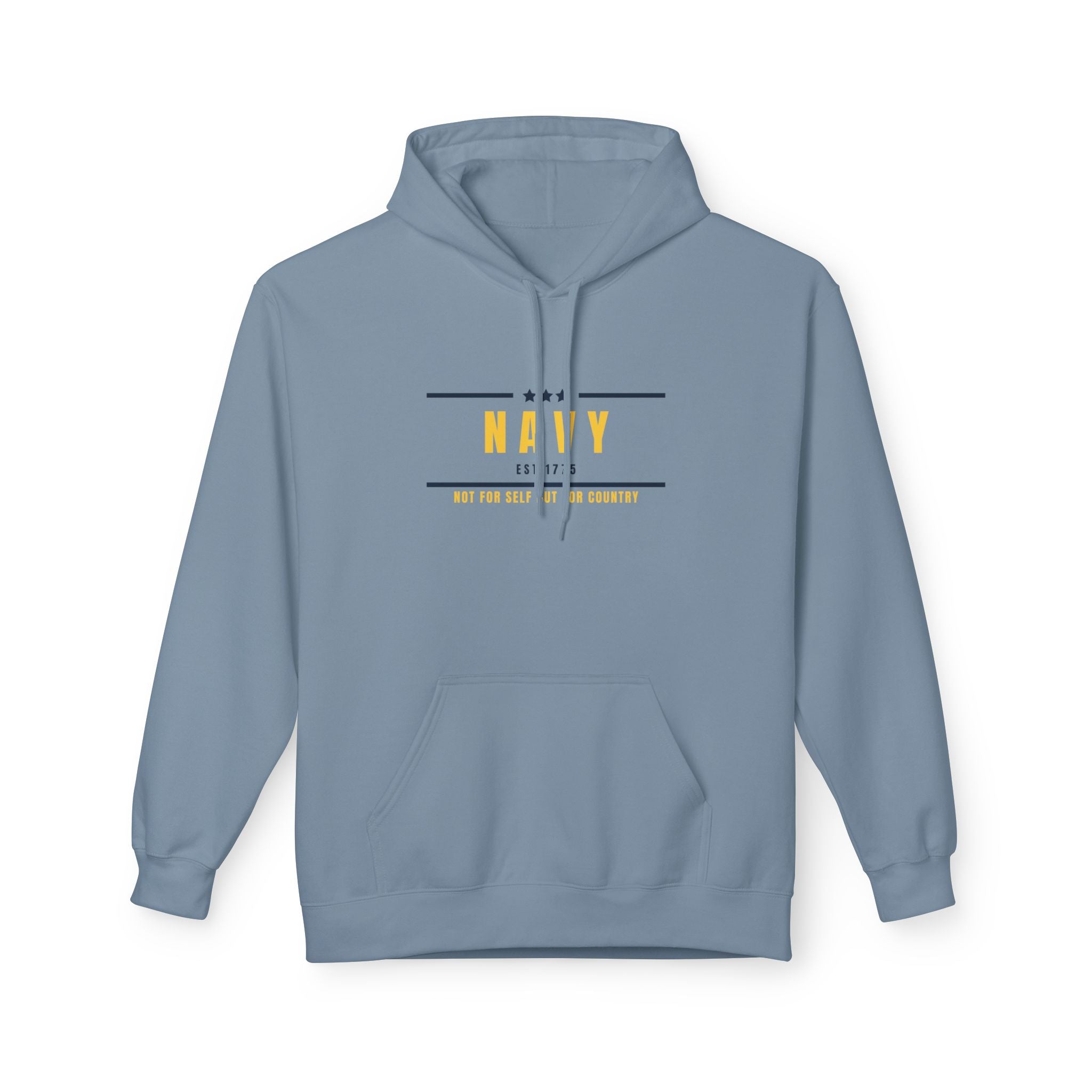 Navy Est. Hoodie — Military Pride Pullover