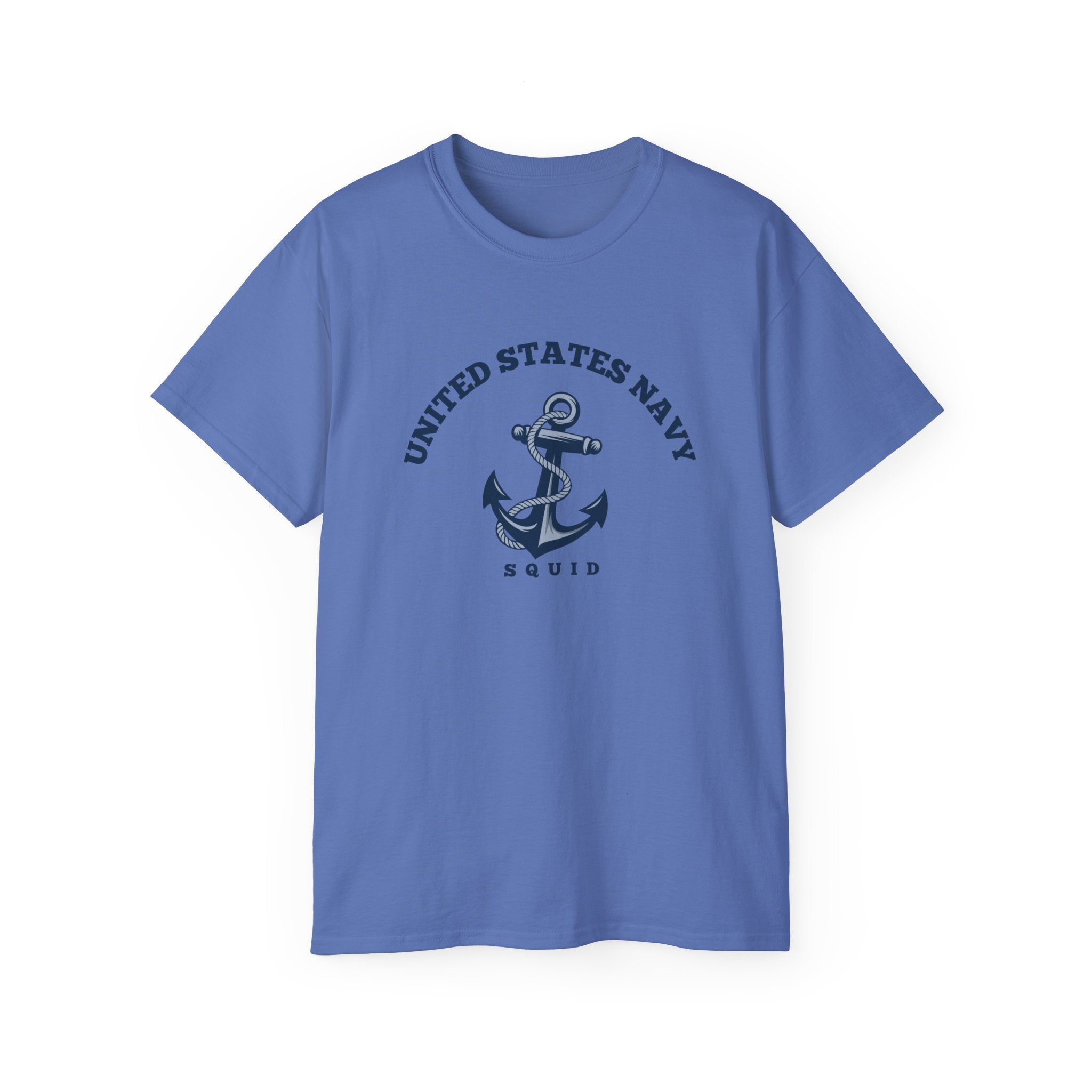 United States Navy Anchor Tee — "Squid" Graphic Cotton T-Shirt