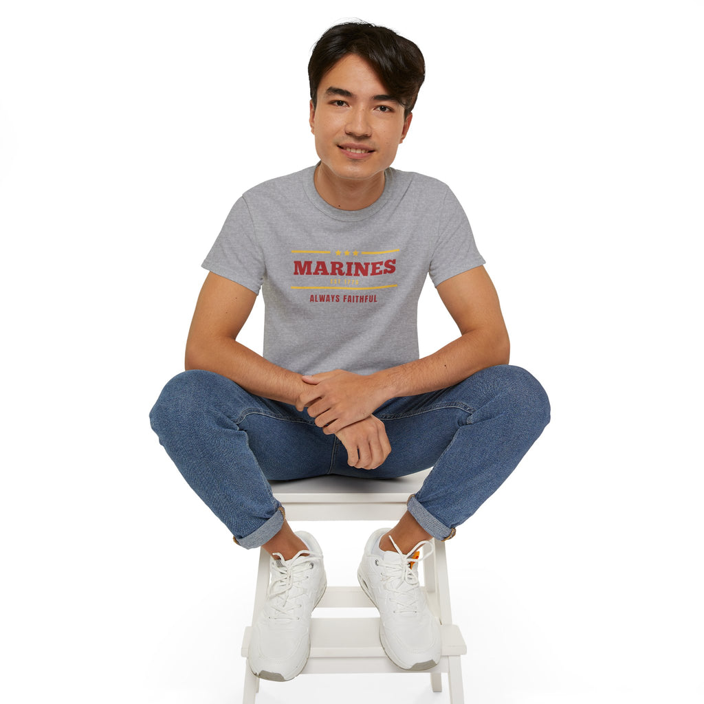 Marines "Always Faithful" Cotton Tee