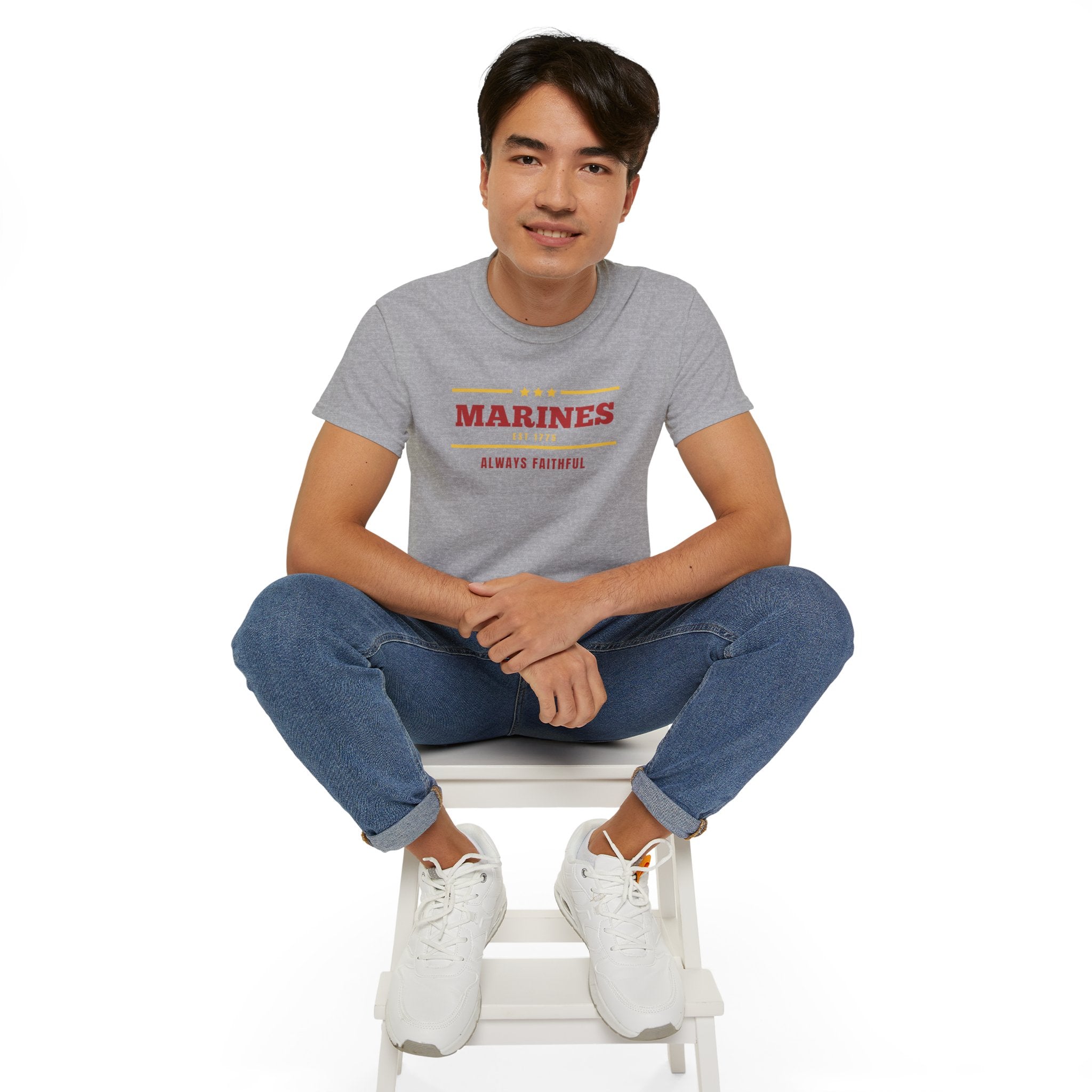 Marines "Always Faithful" Cotton Tee
