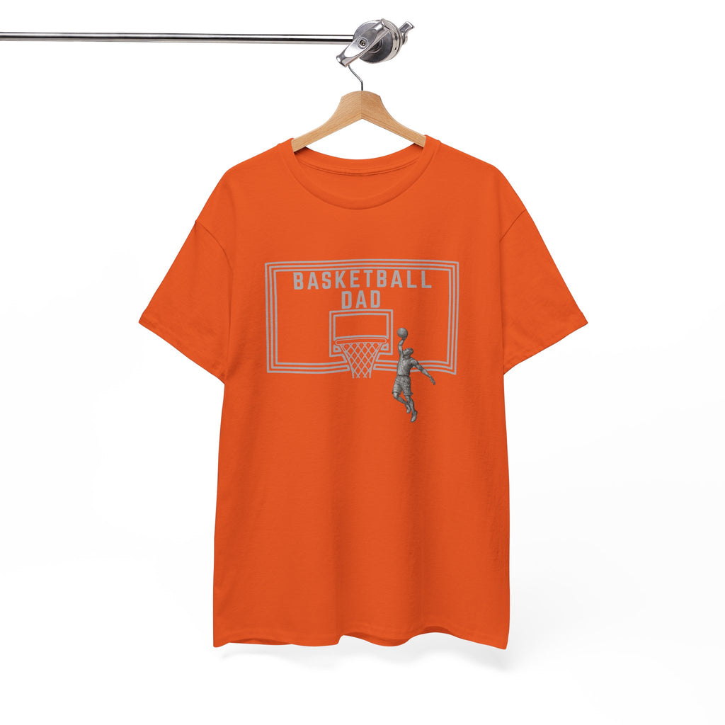 Basketball Dad T-Shirt — Basketball Hoop Graphic Tee for Proud Fathers