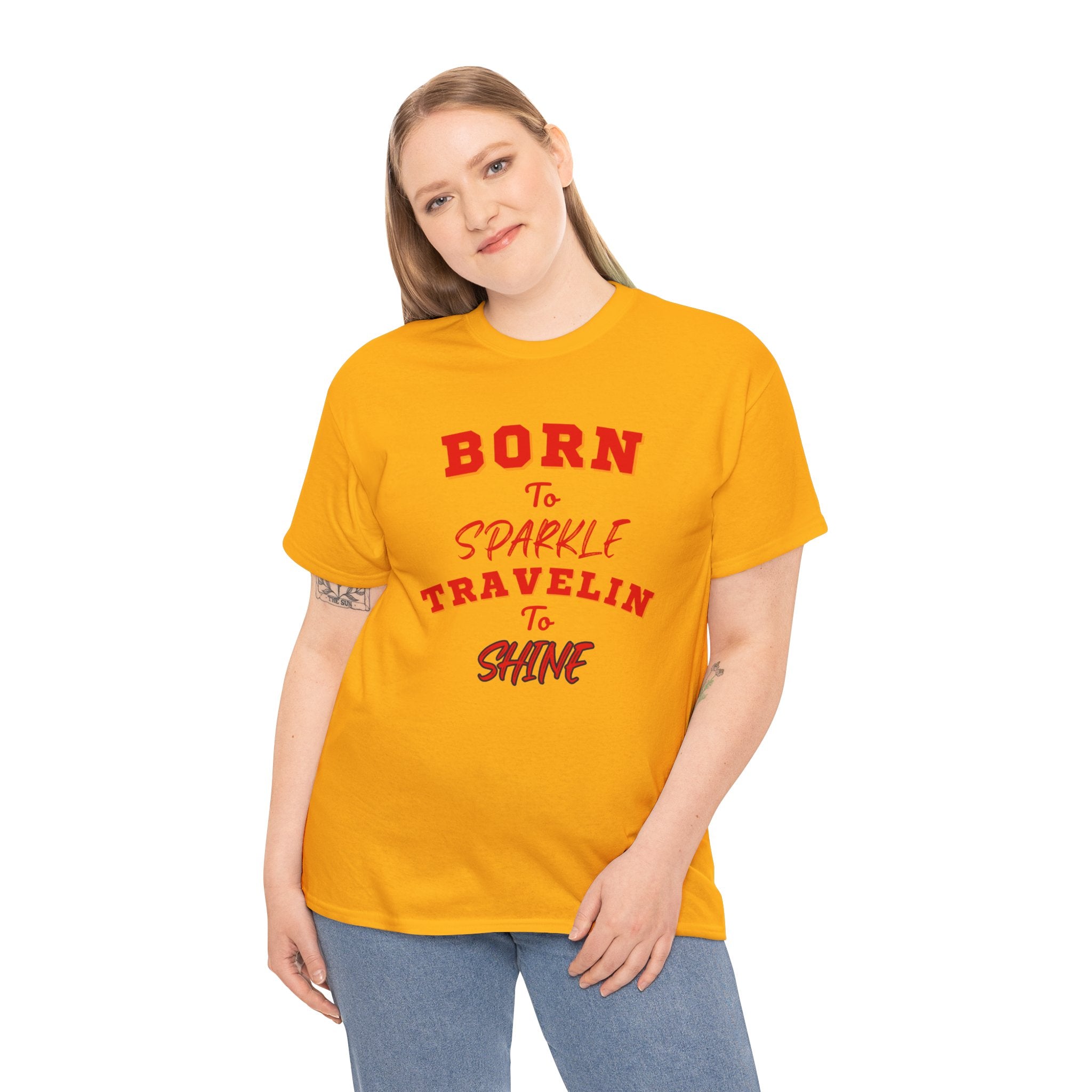 Traveling and shining T‑Shirt — Adventure Graphic Tee
