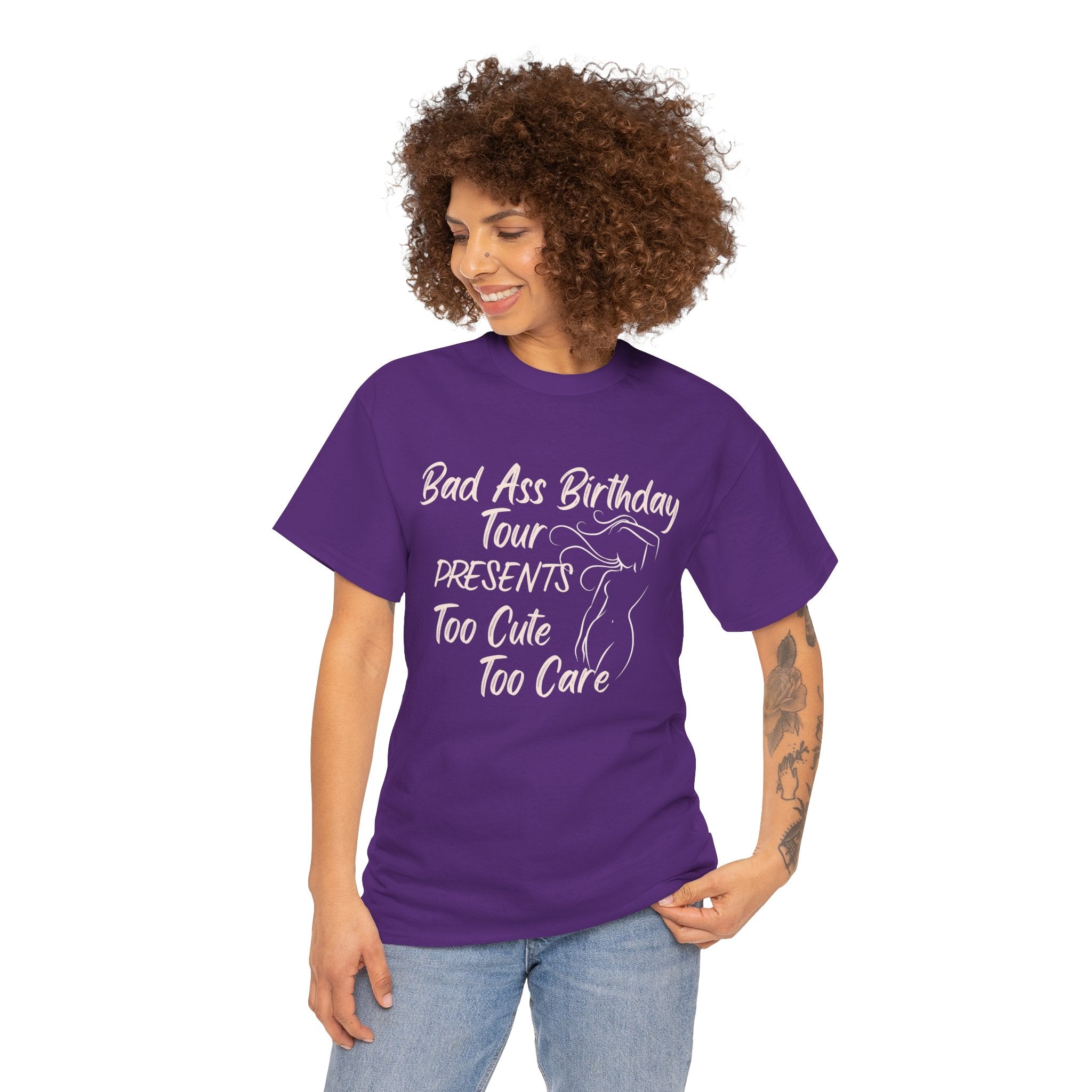 Birthday Tee — 'bad ass birthday tour' Graphic Shirt
