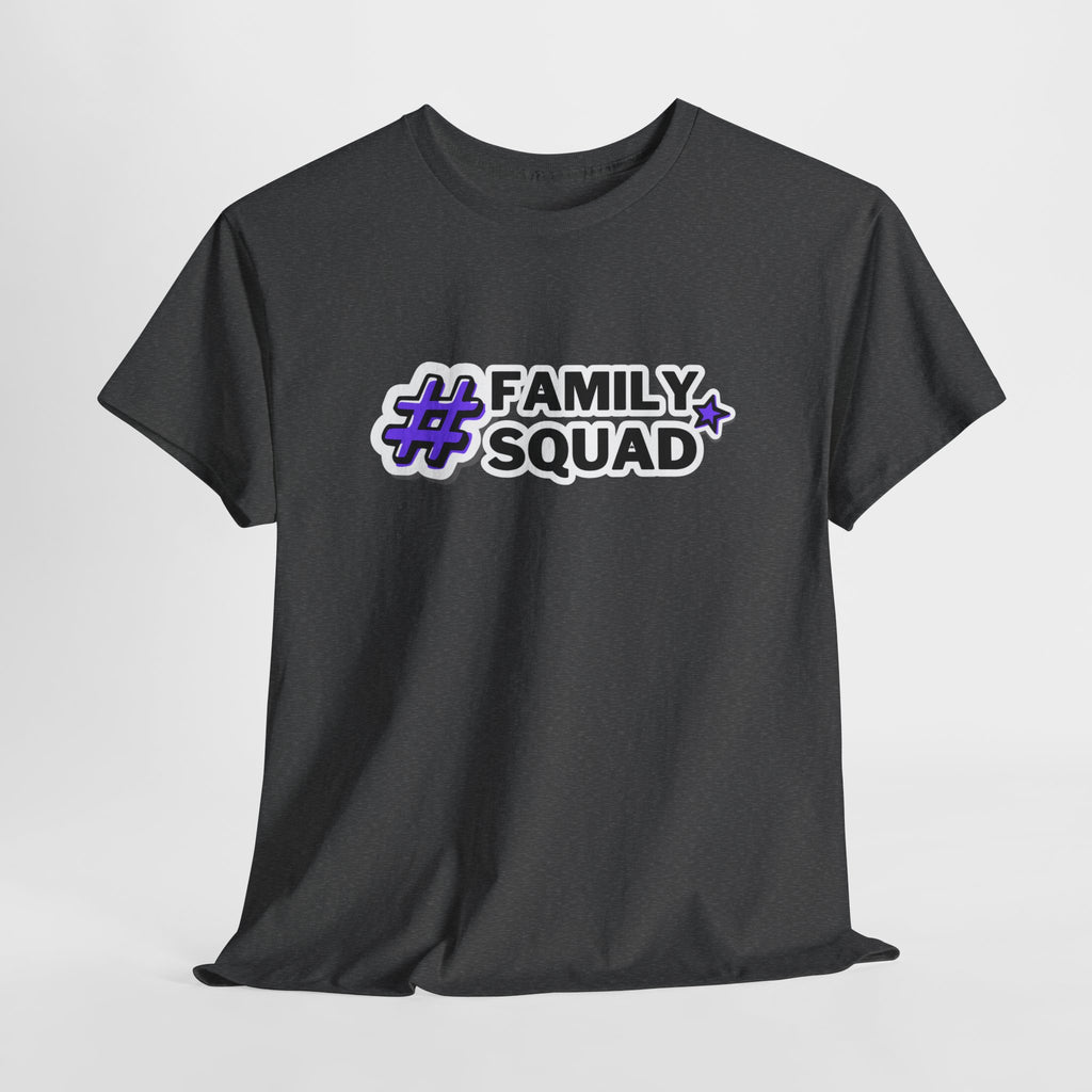 Family Squad T-Shirt — #FamilySquad Graphic Tee for Matching Family Outfits