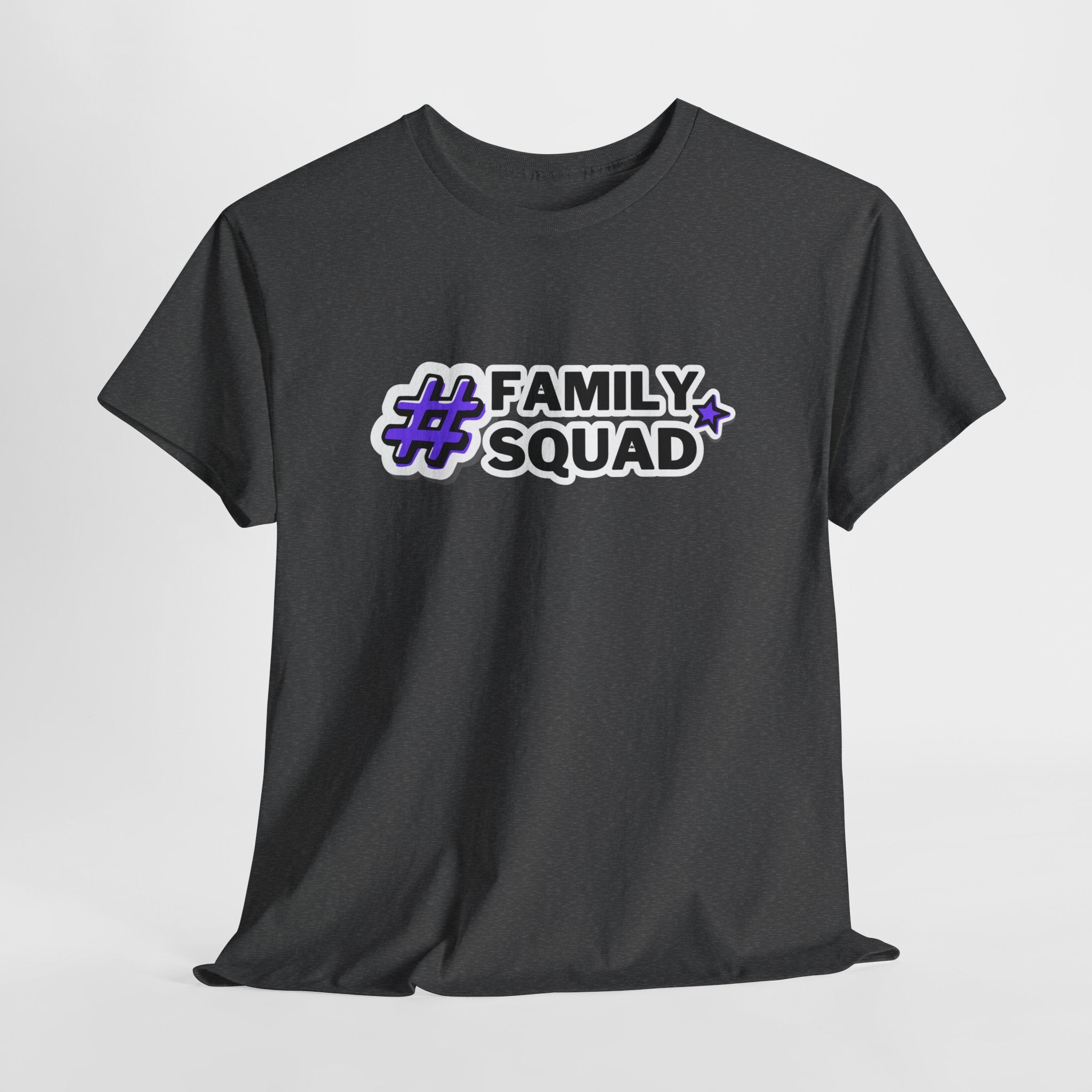 Family Squad T-Shirt — #FamilySquad Graphic Tee for Matching Family Outfits