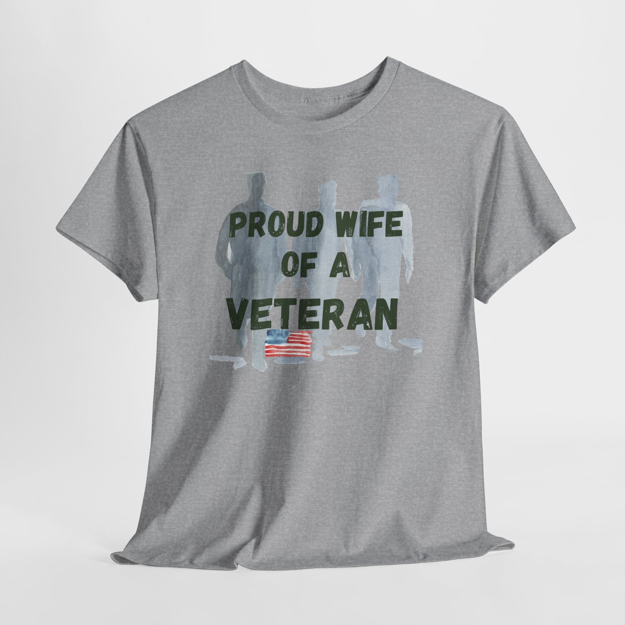 Veteran Wife T-Shirt — Proud Military Spouse Tee