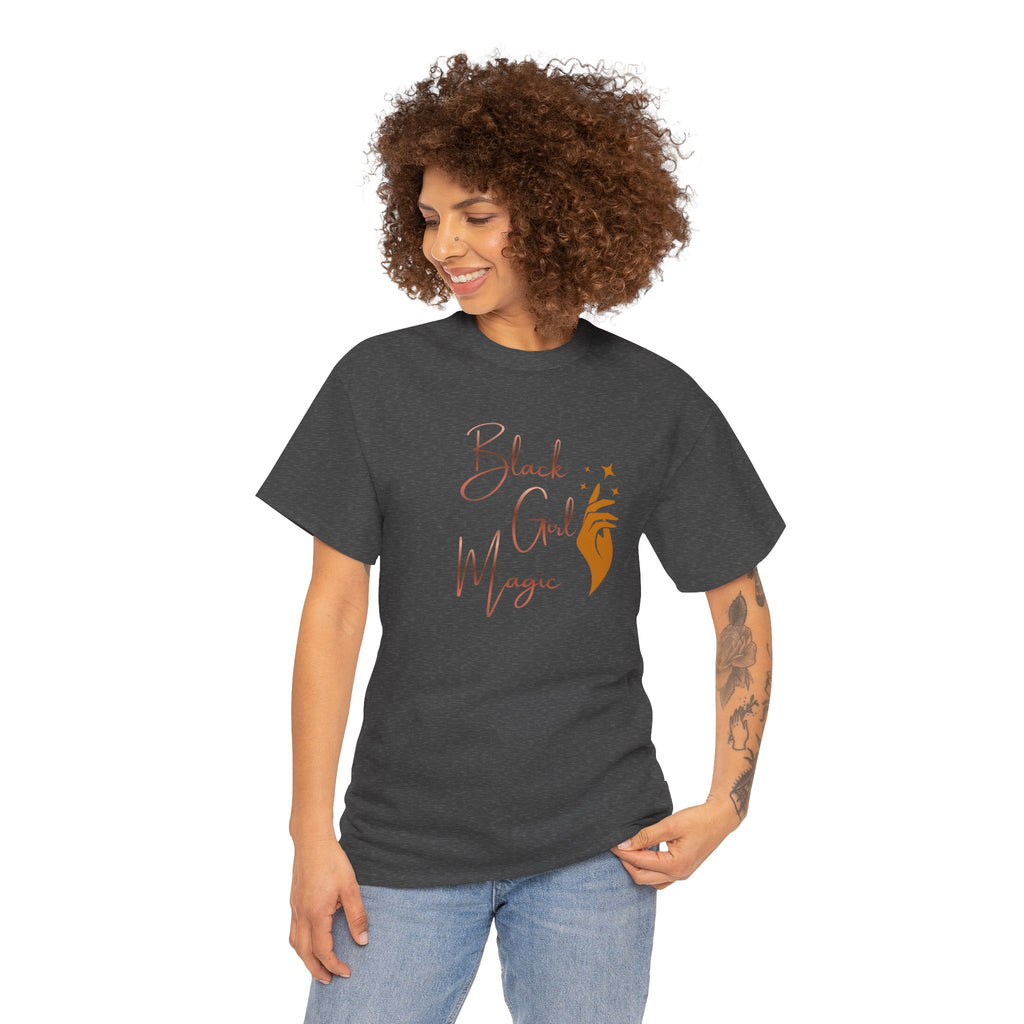 Black Girl Magic T-Shirt — Empowerment Tee with Feminine Illustration