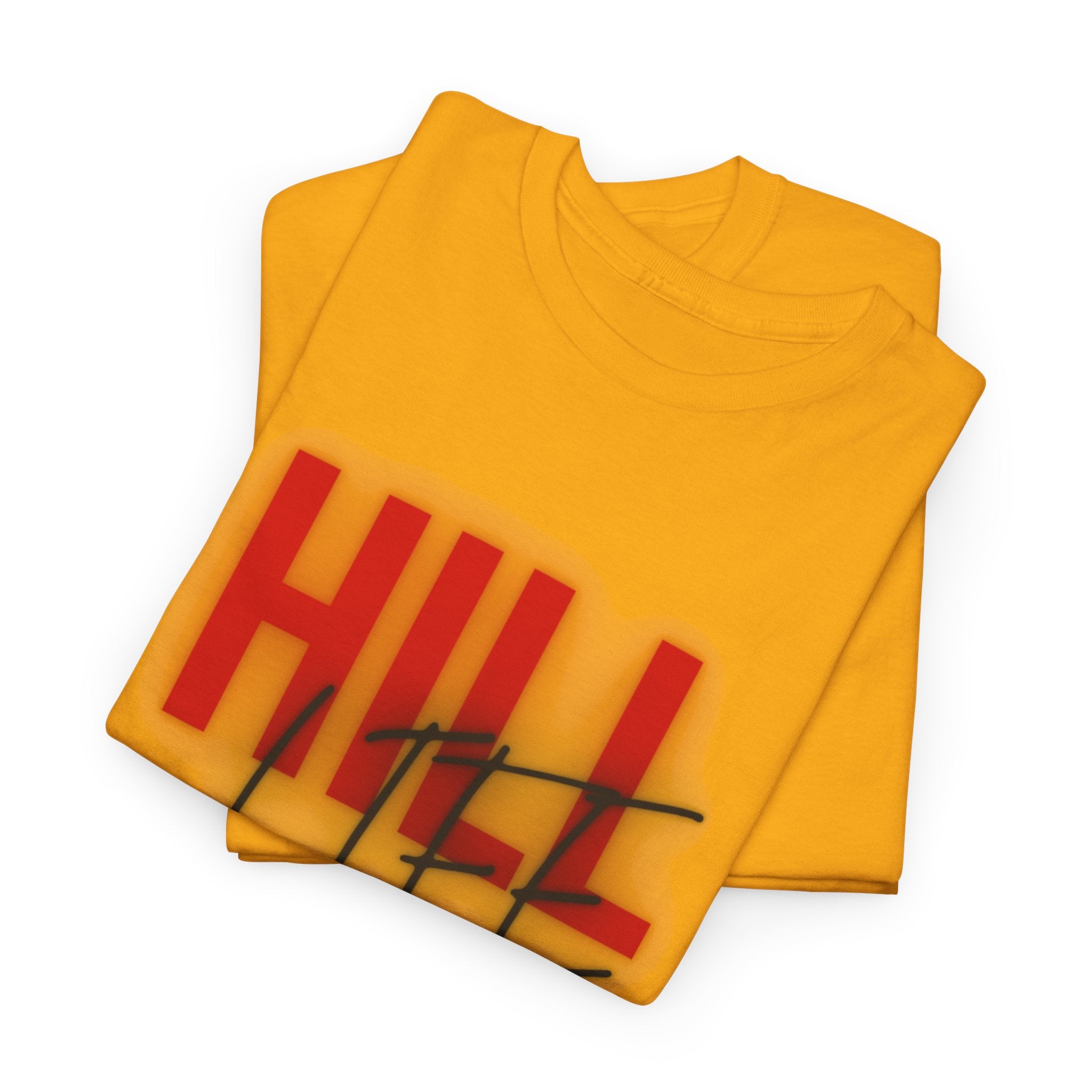 Hill Life Tee — Red Gradient Graphic T-Shirt