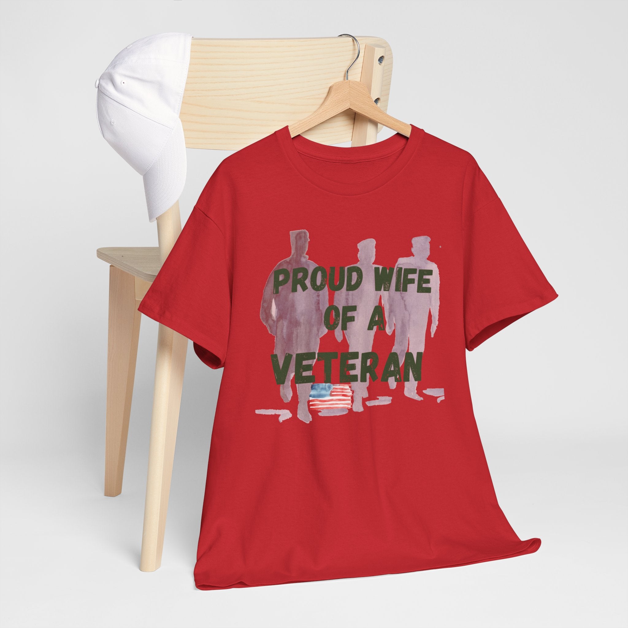 Veteran Wife T-Shirt — Proud Military Spouse Tee