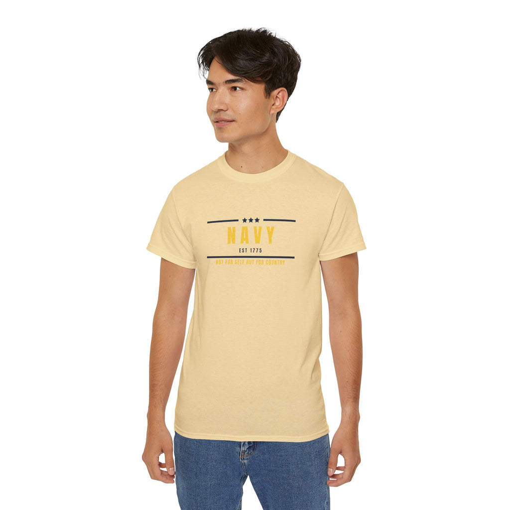 Navy Est. 1775 Military Graphic Tee — Veteran & Navy Support Shirt