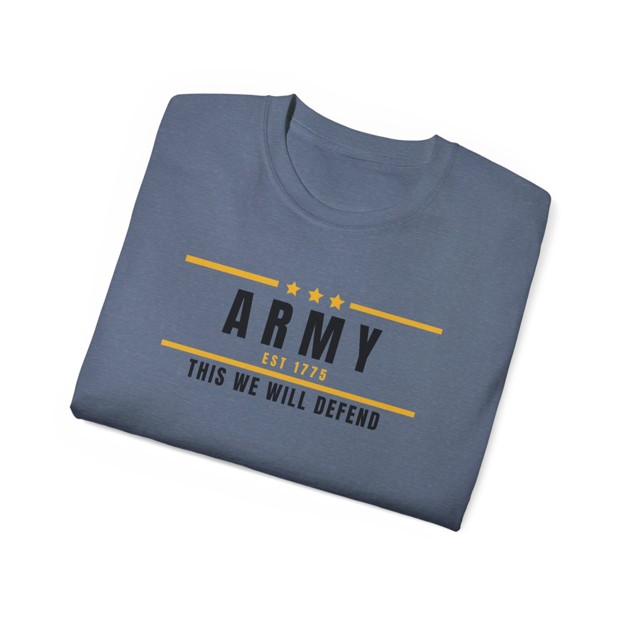 Army This We Will Defend Tee — Patriotic Military Cotton T-Shirt