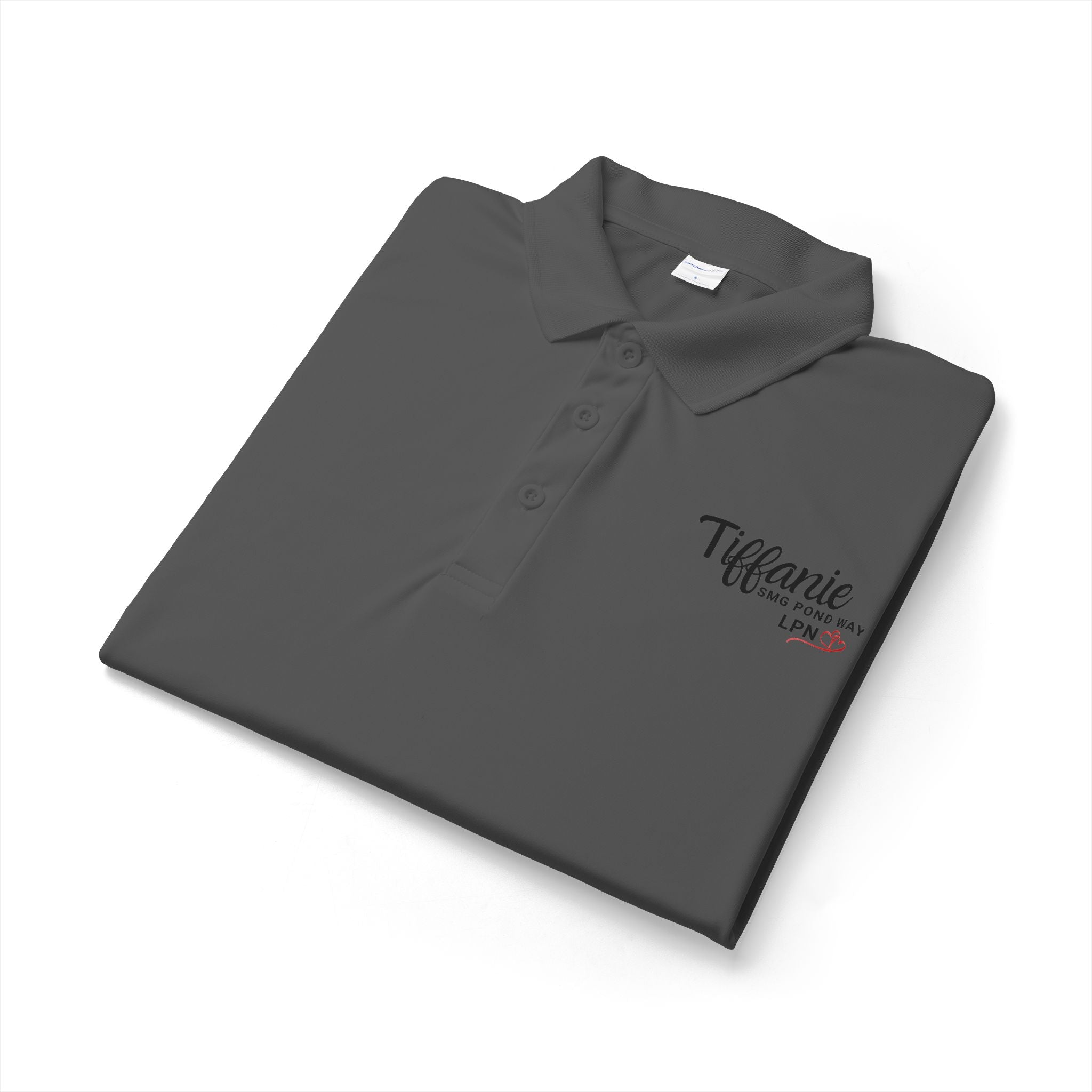 Tiffanie Logo with a Heart Work Polo