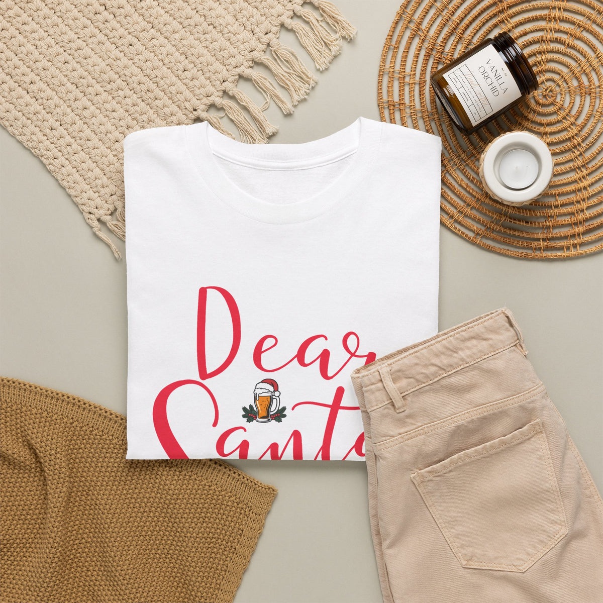 Dear Santa Beer Is the Perfect Stocking Stuffer Christmas T-Shirt