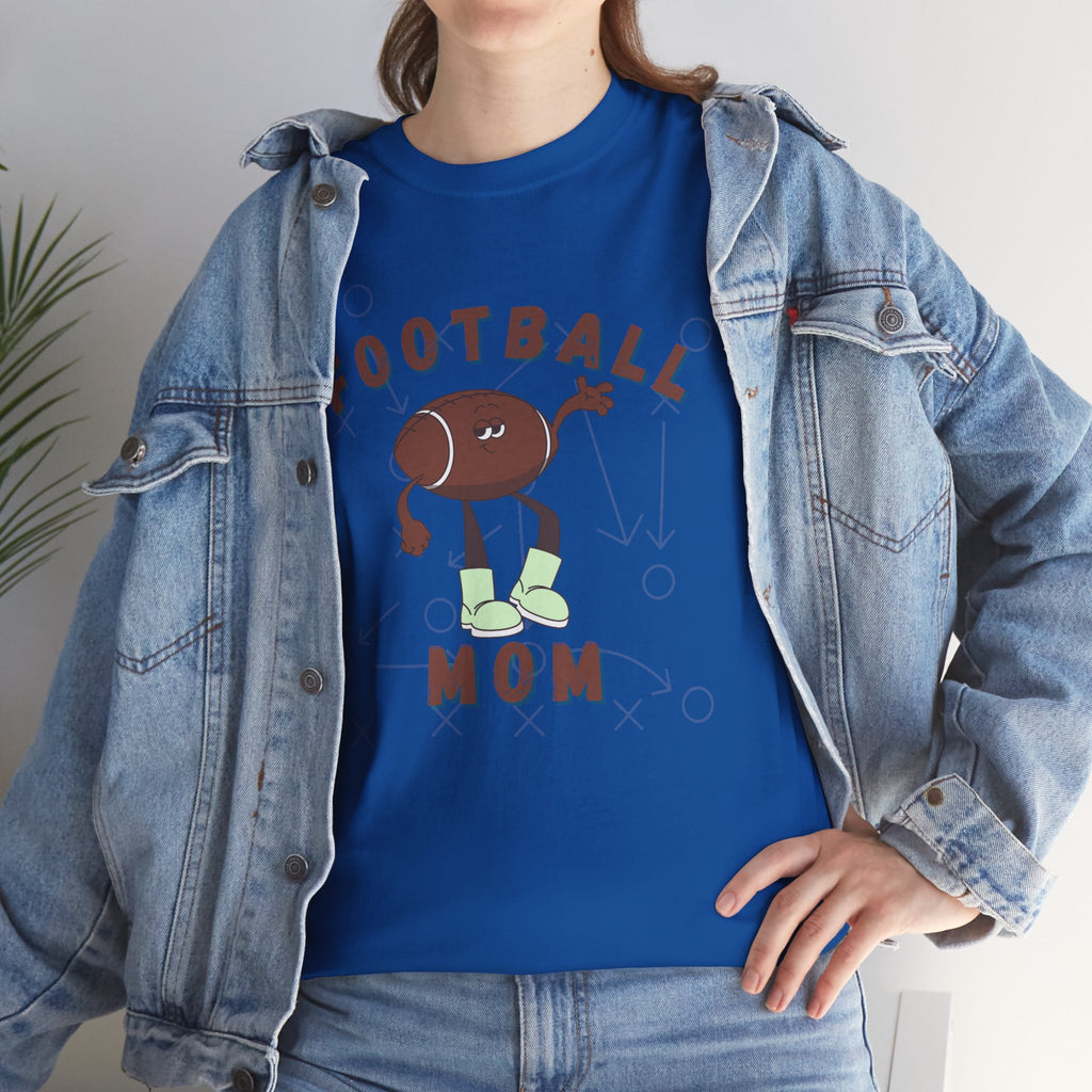 Football Mom graphic Unisex Heavy Cotton Tee
