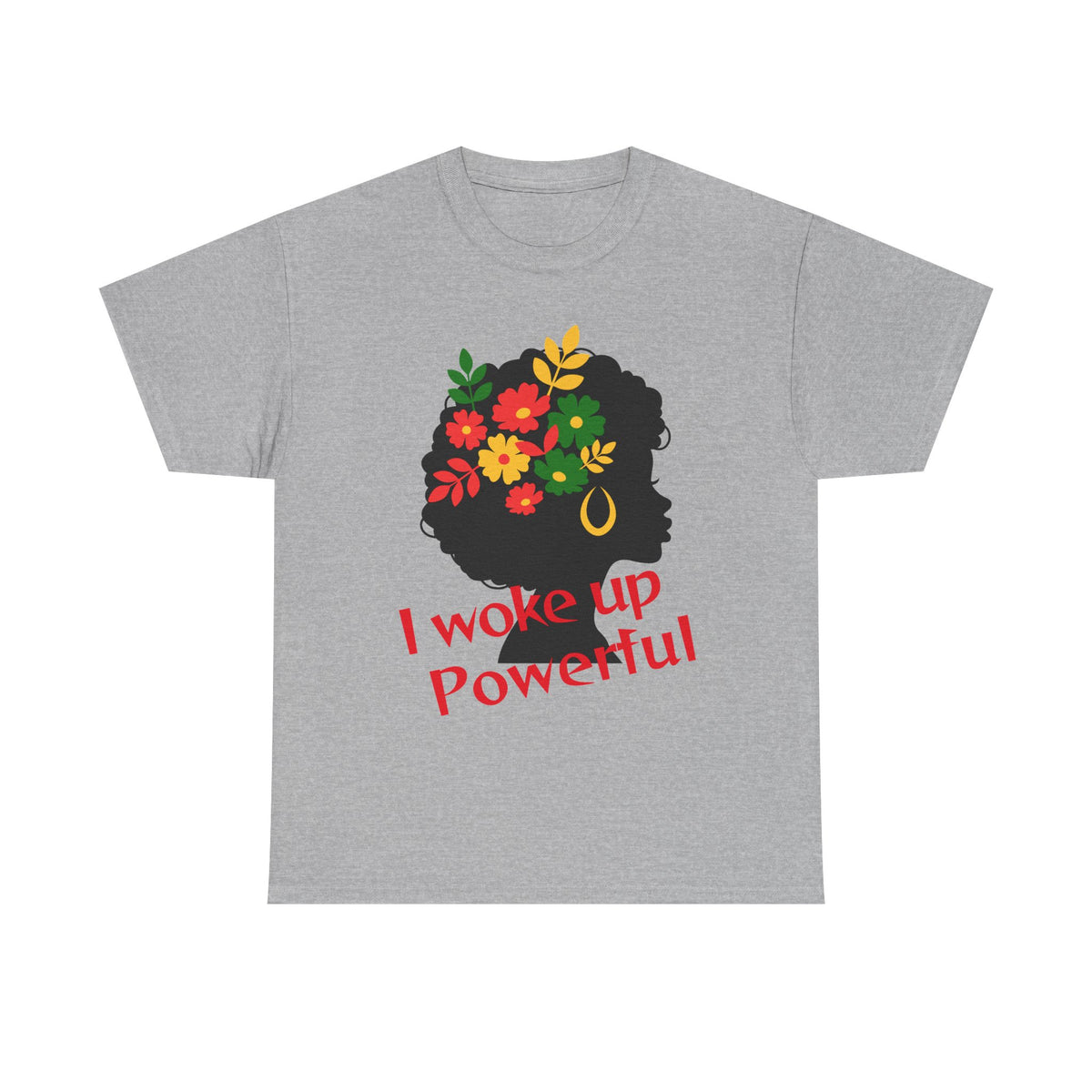 I Woke Up Peaceful" Minimal Line Art T-Shirt