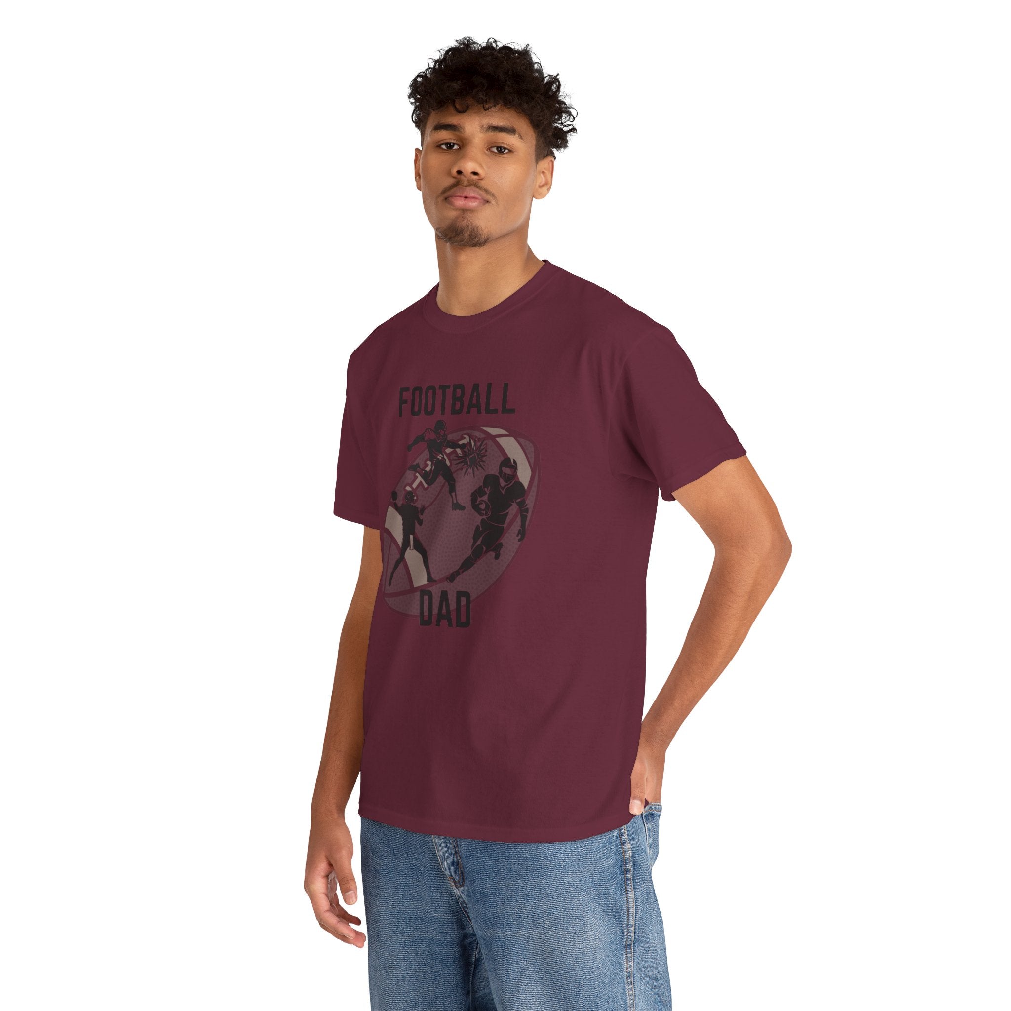 Football Dad T-Shirt – Proud Sideline Tee for Dad
