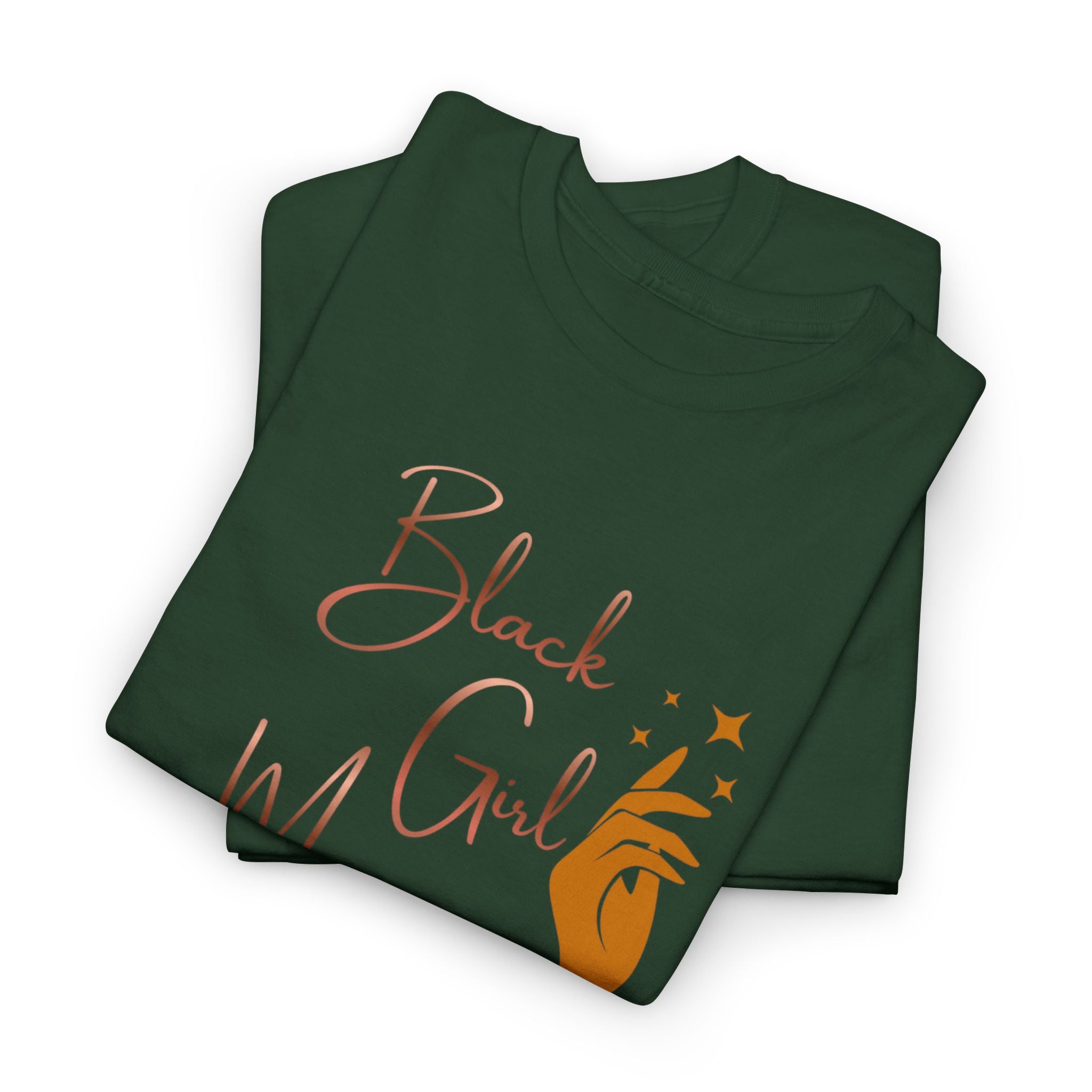 Black Girl Magic T-Shirt — Empowerment Tee with Feminine Illustration