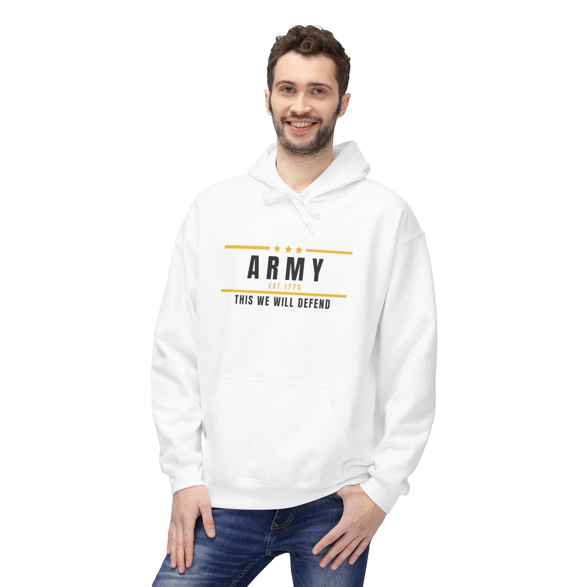 Army Hoodie — "This We Will Defend" Military Tribute Pullover