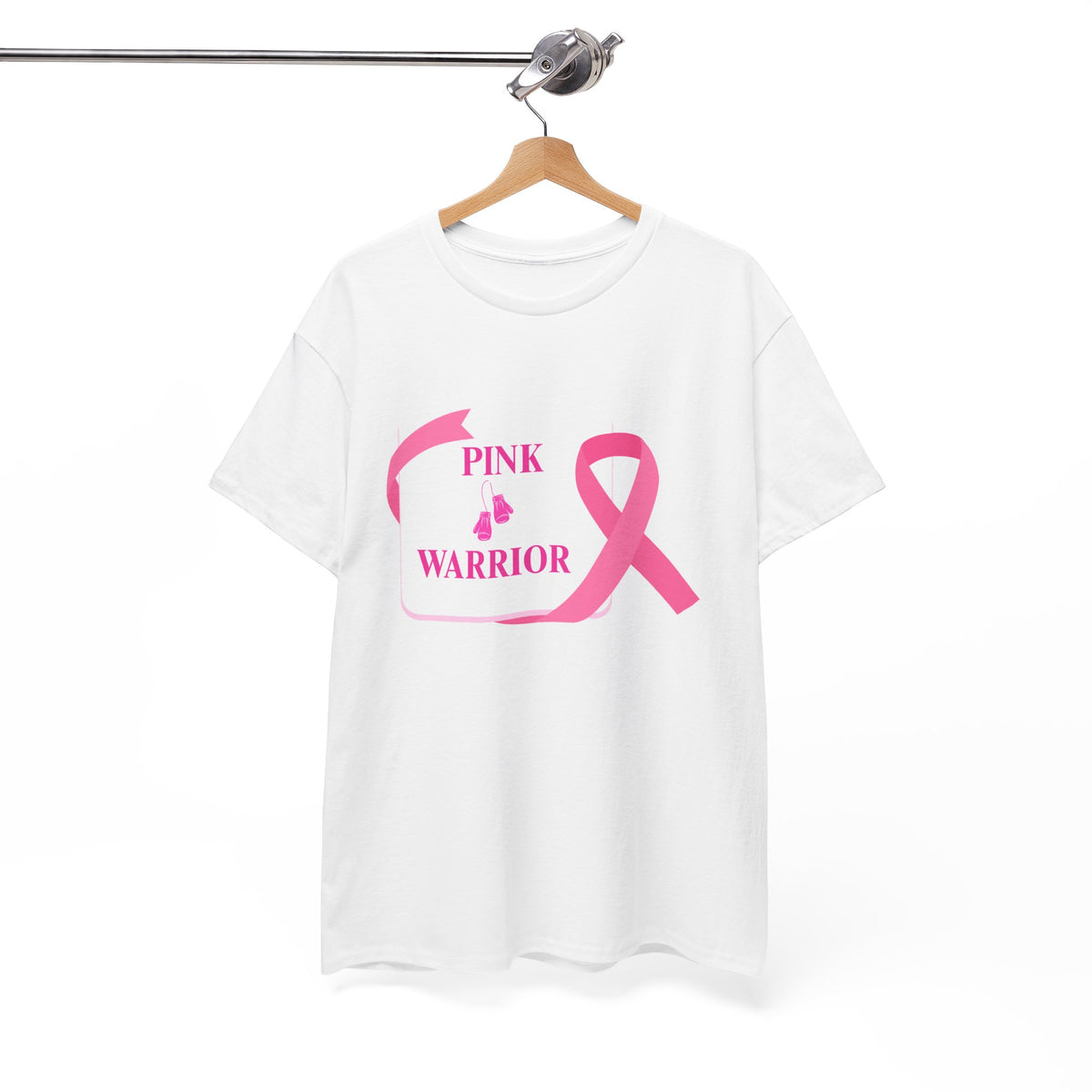 Breast Cancer Awareness Tee – Pink Warrior Ribbon T-Shirt