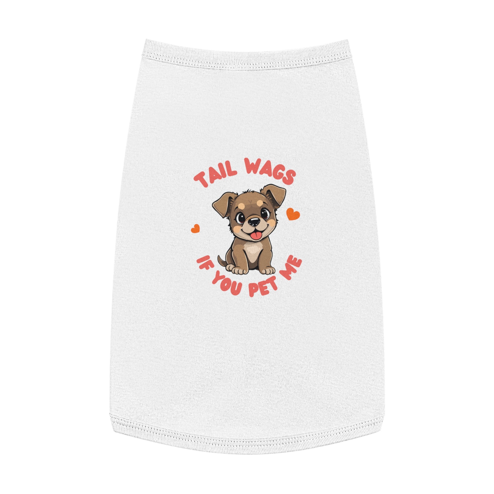 "Tail Wags...pet me" Pet Tank Top