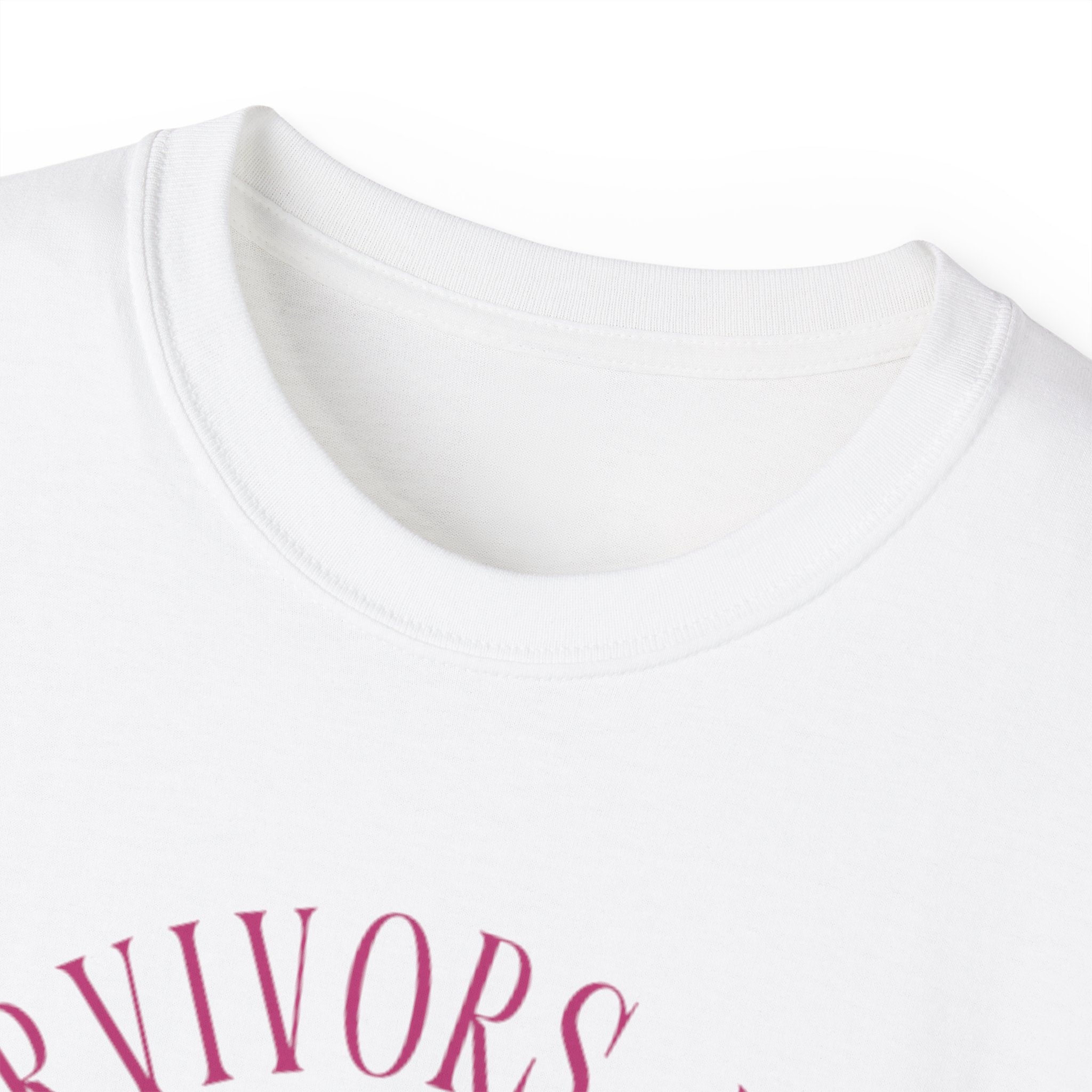 Breast Cancer Survivors Are Real T-Shirt — Pink Ribbon Boxing Gloves Tee