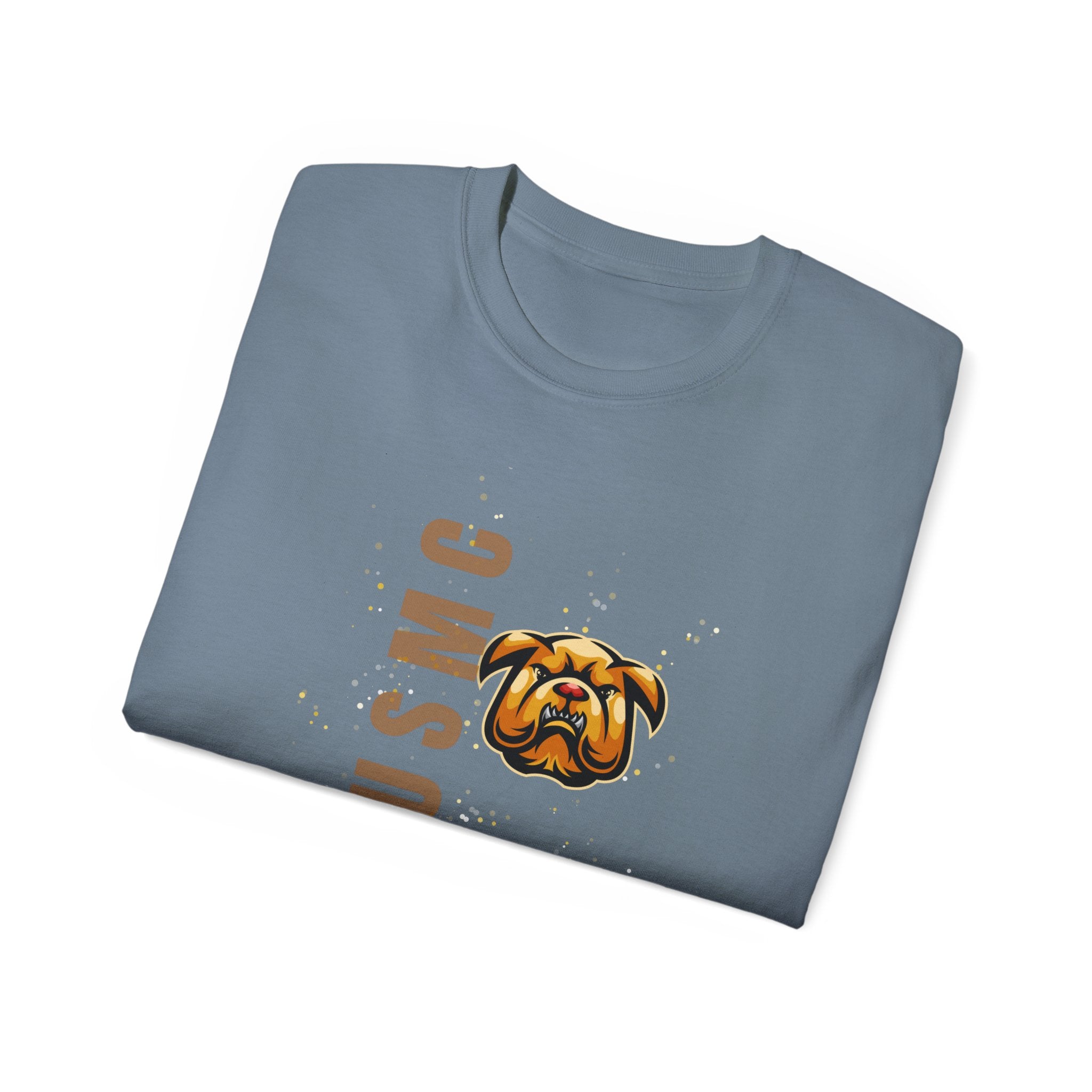 USMC Jarhead Bulldog T‑Shirt — Marine Corps Vertical Logo Tee