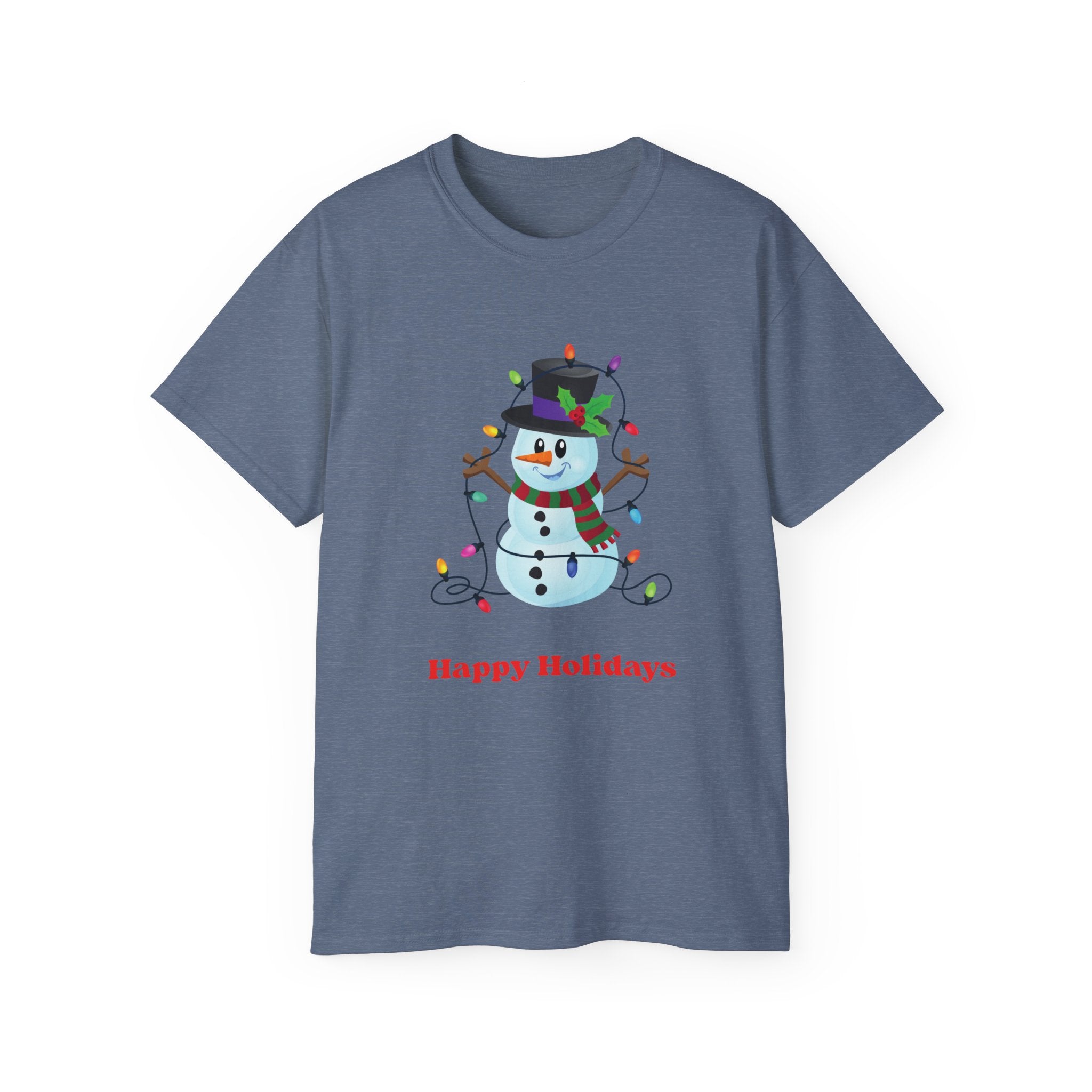 Happy Holidays Snowman Tee