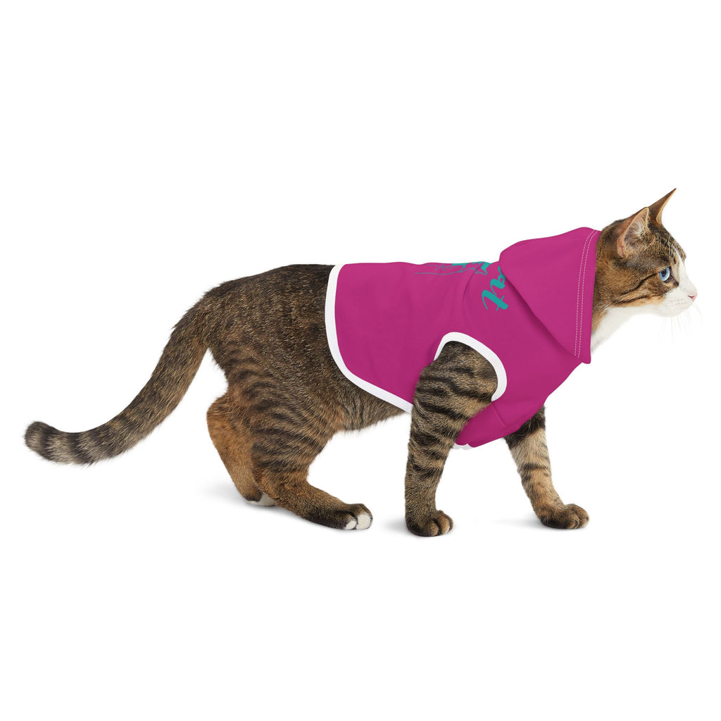 Cool Cat Pet Hoodie – Pink Cat Hoodie for Stylish Cats