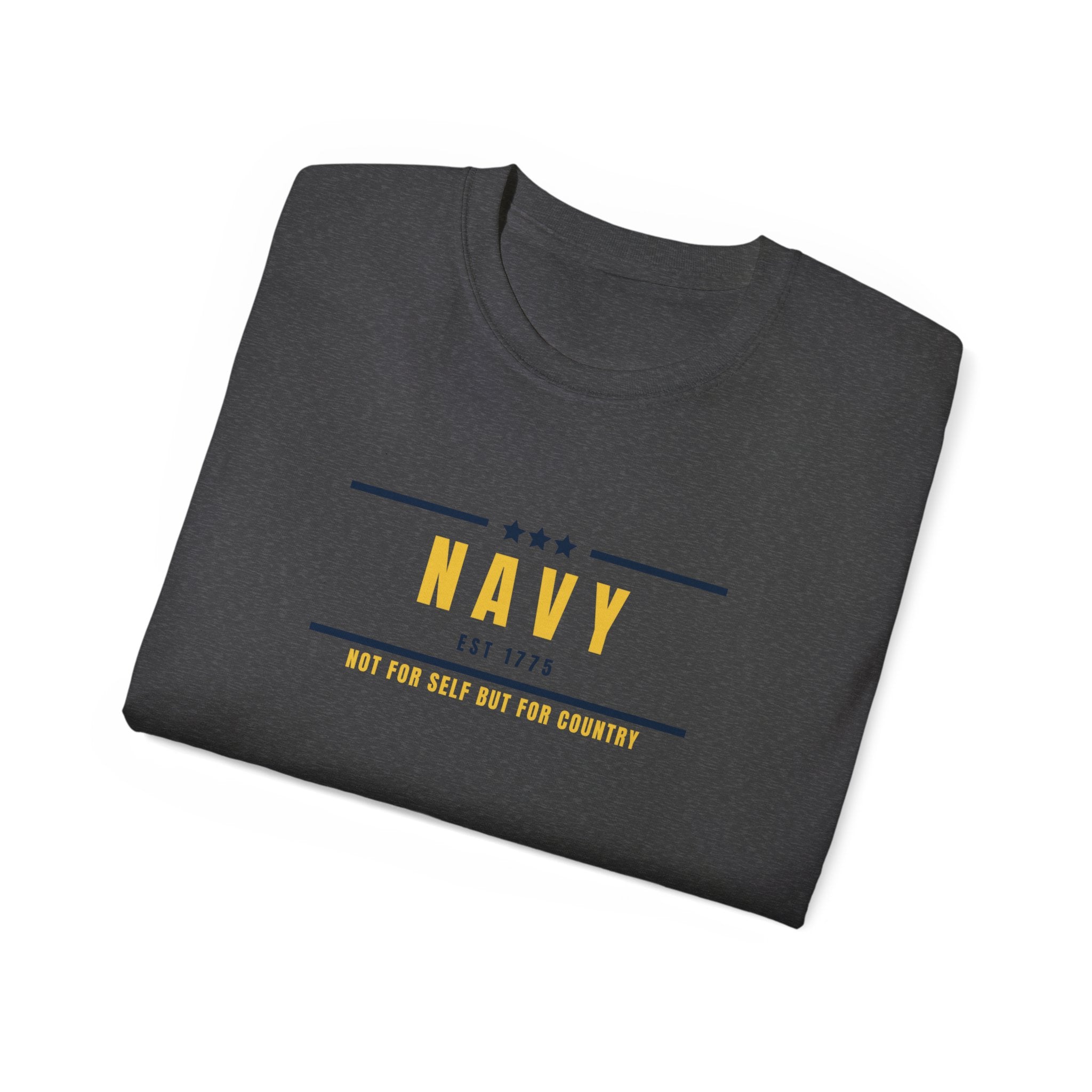 Navy Est. 1775 Military Graphic Tee — Veteran & Navy Support Shirt