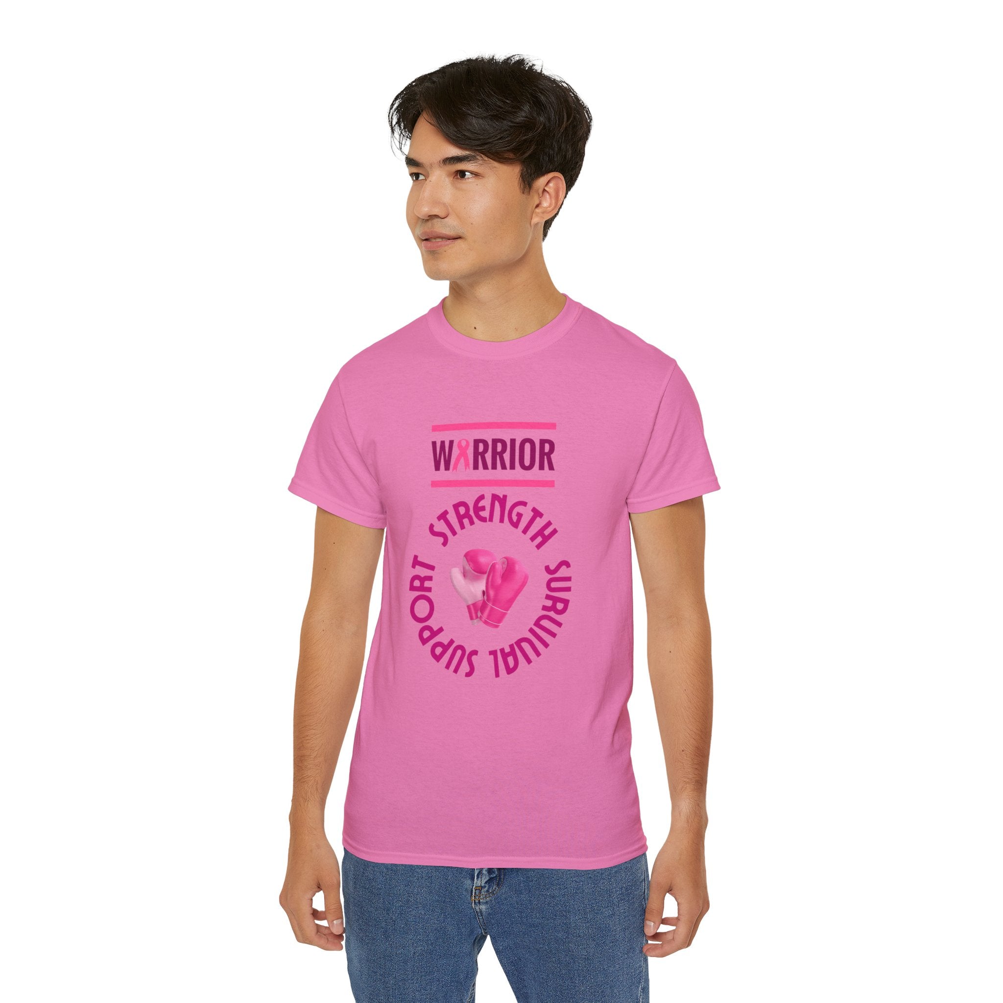 Breast Cancer Warrior T-Shirt — Support Strength Survival Tee