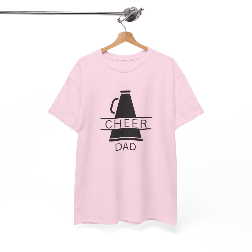 Cheer Dad T-Shirt – Megaphone Graphic Tee for Proud Cheerleading Fathers