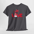 Love Heart T-Shirt — "Love" Graphic with "But Make It Intentional"