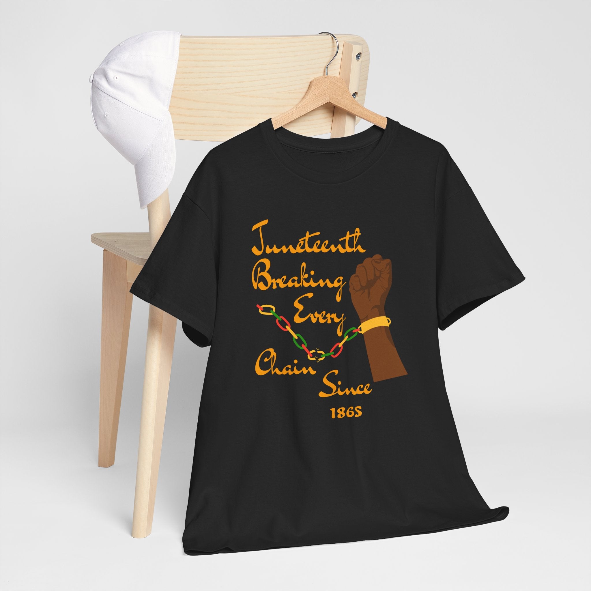 Juneteenth Freedom Tee — "Breaking Every Chain Since 1865"