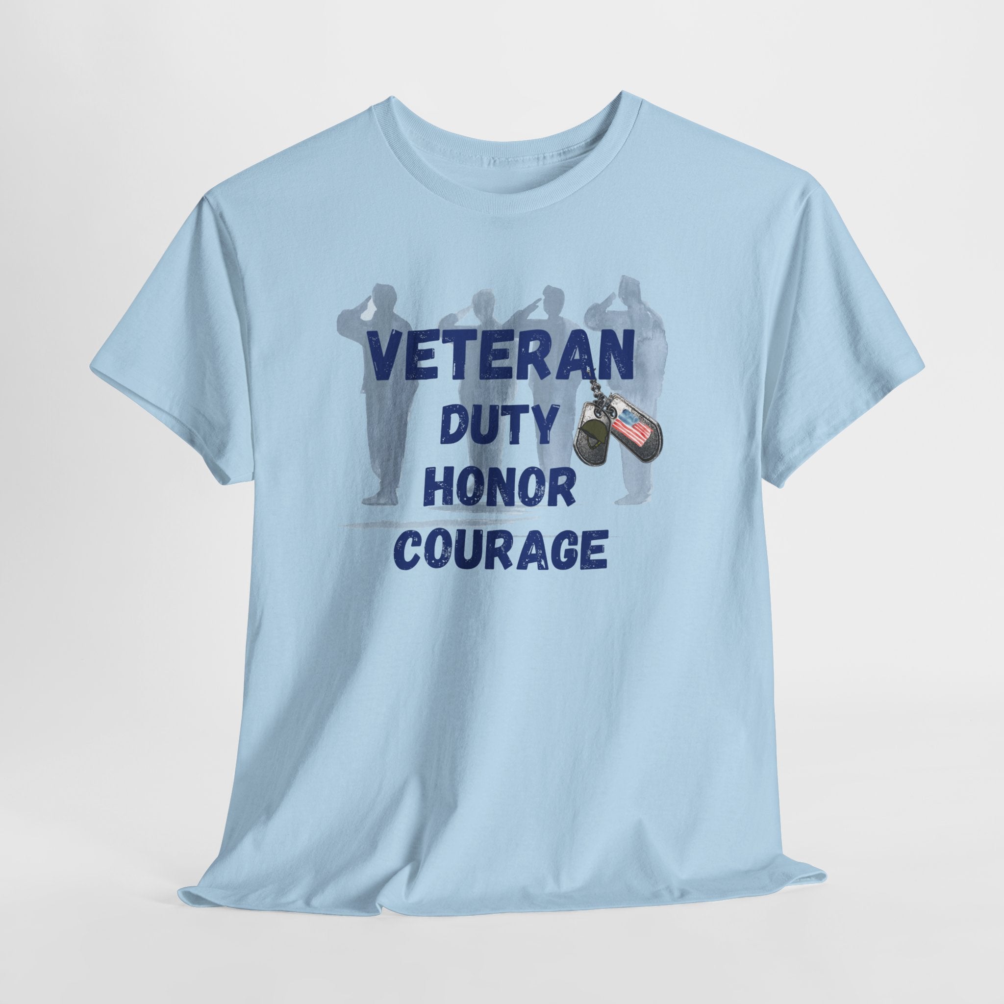 Veteran Duty Honor Courage T-Shirt – Military Tribute Tee