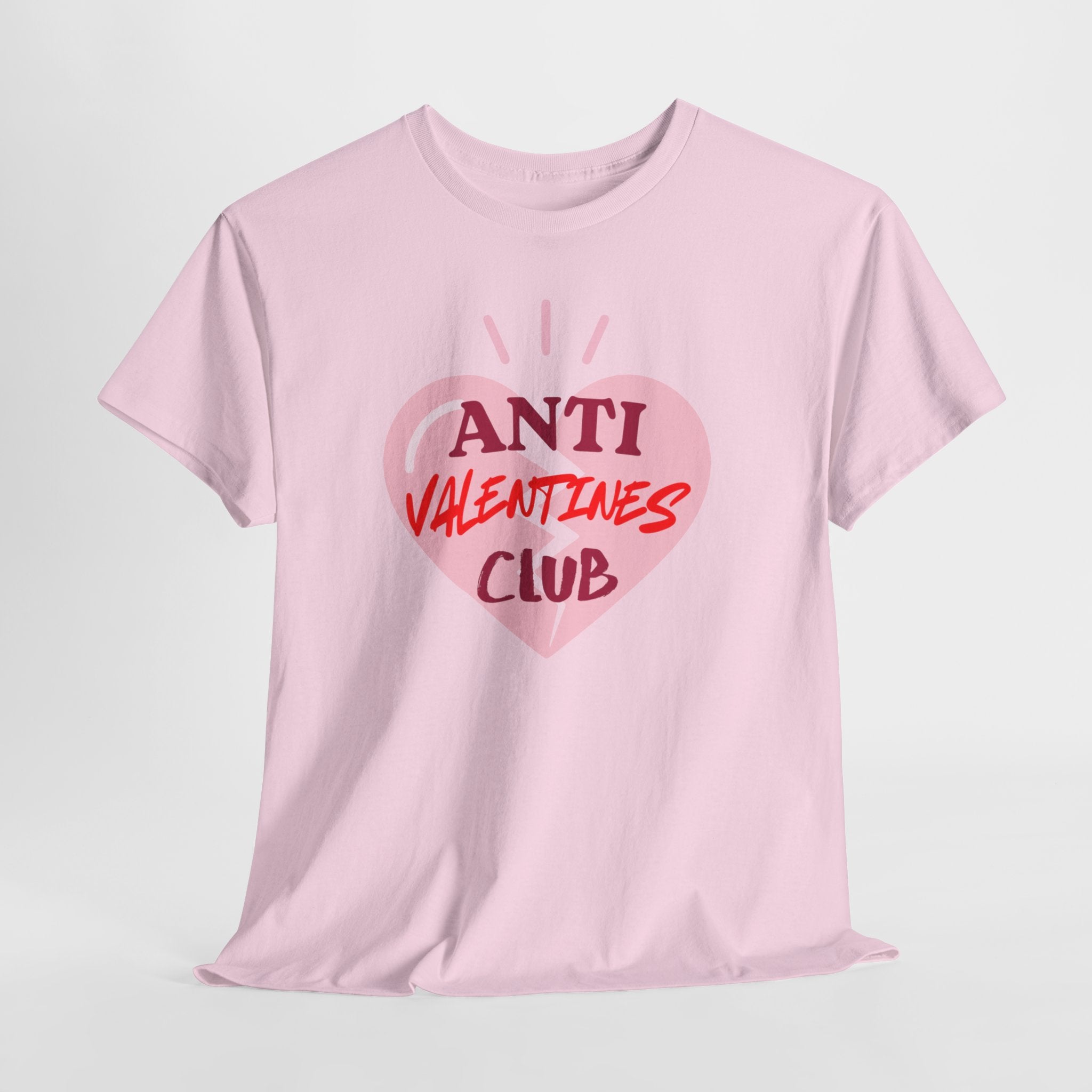 T-Shirt — Anti Valentines Day Club Heart Graphic Tee