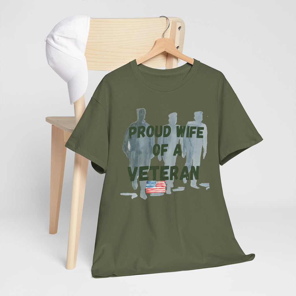 Veteran Wife T-Shirt — Proud Military Spouse Tee
