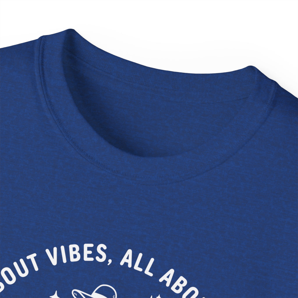 Girls Trip T-Shirt — 'All About Vibes, All About Style' Graphic Tee for Bachelorette & Vacation