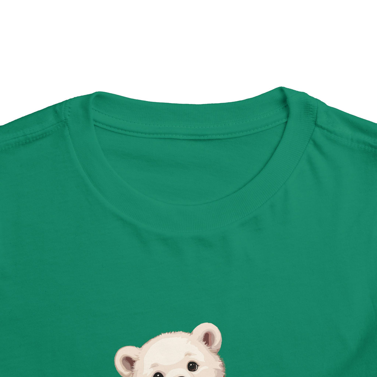 Ho Ho Ho Teddy Bear Christmas Toddler Short Sleeve Tee