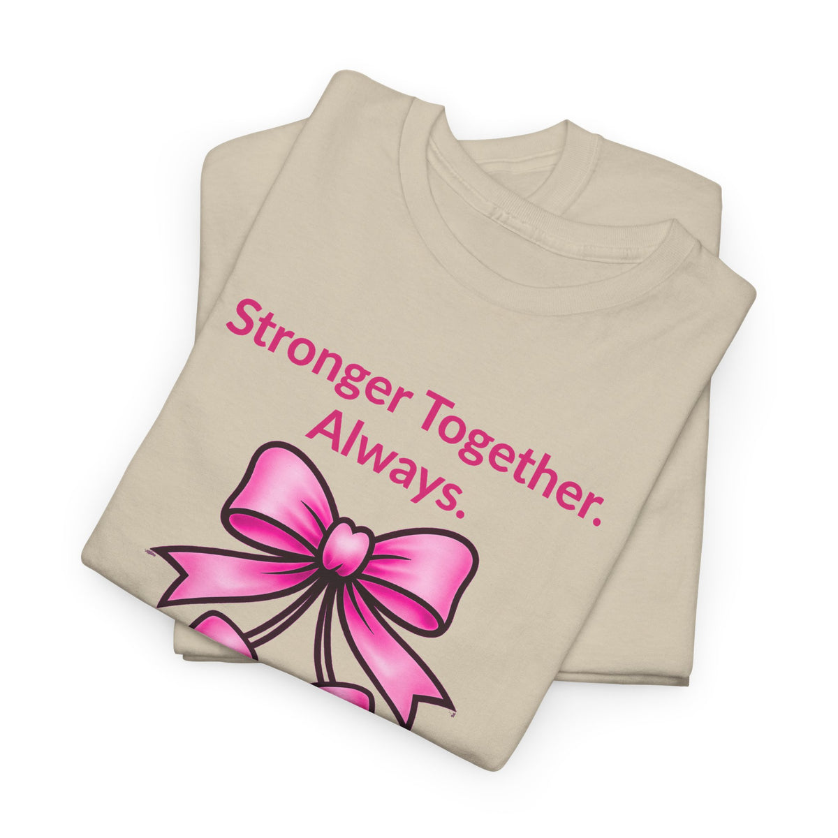 T-Shirt — "Tough Tittie Committee" Breast Cancer Support Tee (Stronger Together)
