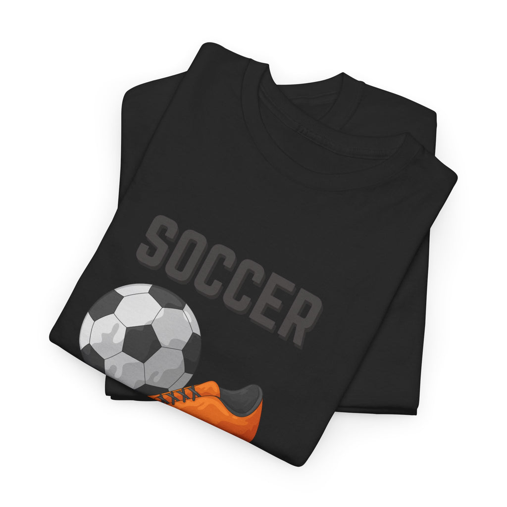 Soccer Dad T-Shirt – Graphic Soccer Ball & Cleat Tee, Father’s Day Gift