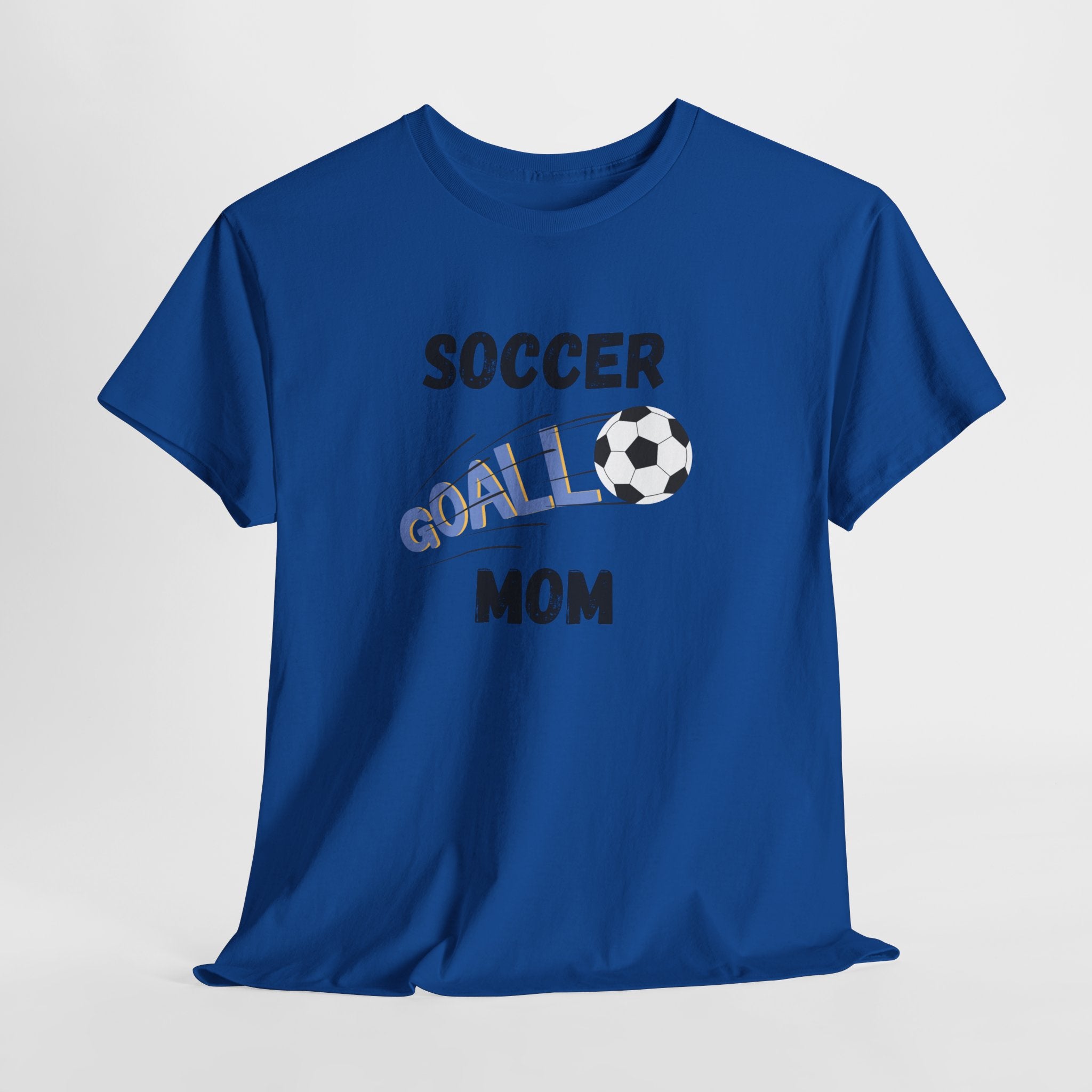 Soccer Mom T‑Shirt — 'Soccer Goal!' Graphic Tee with Soccer Ball