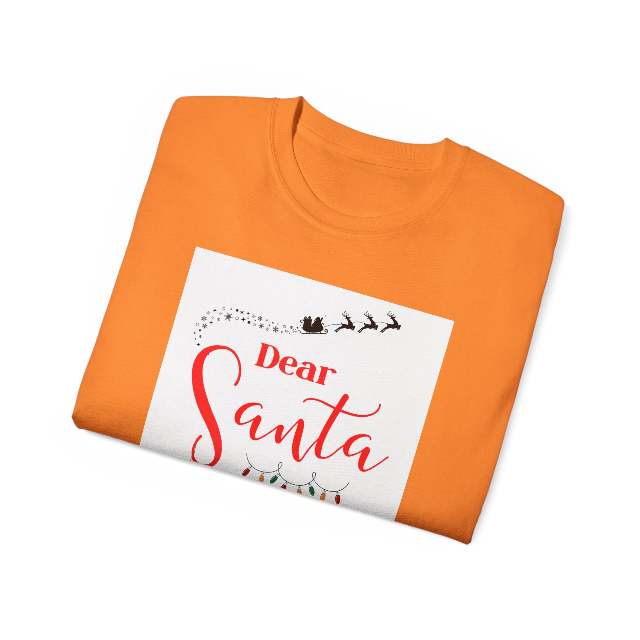 Dear Santa, Ask Alexa Ultra Cotton Tee - Funny Christmas Top, Holiday Gift, Unisex Tee, Gift for Him/Her, Family Pajama Shirt, Christmas Party Wear