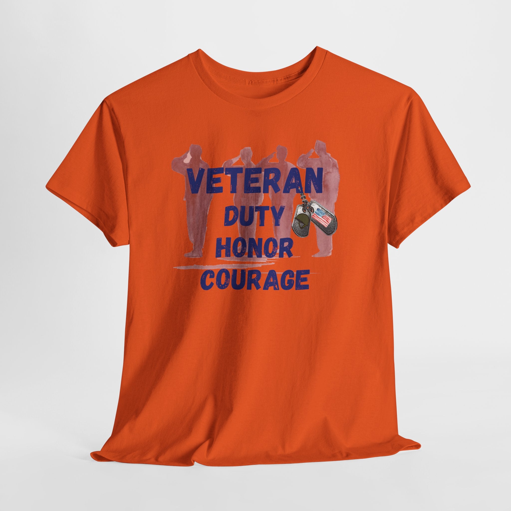 Veteran Duty Honor Courage T-Shirt – Military Tribute Tee