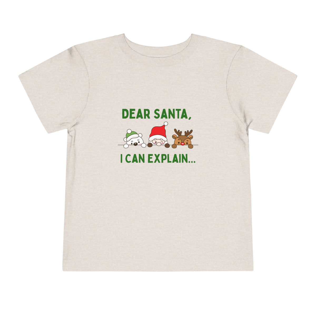 Dear Santa I Can Explain Toddler Christmas Tee